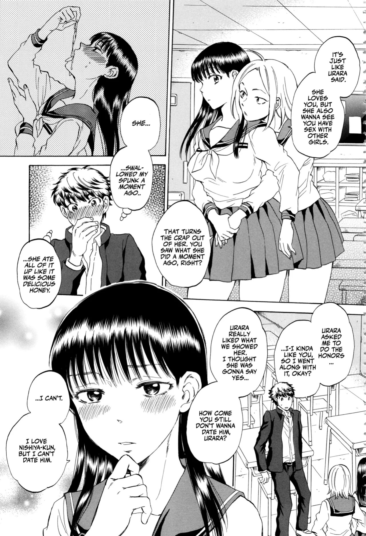 [Sabusuka] Kanojo ga Miteru Boku no Sex | His Girlfriend's Watching Us Have Sex! [English] [Team Rabu2]