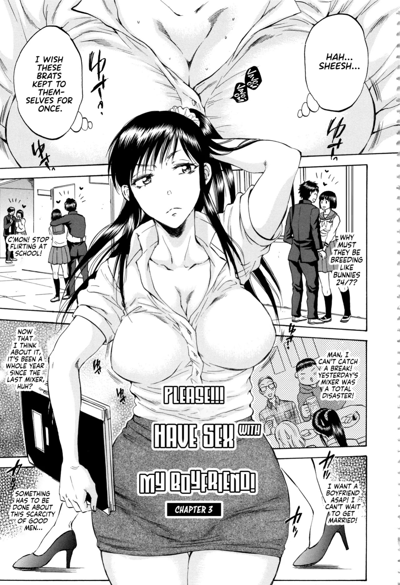 [Sabusuka] Kanojo ga Miteru Boku no Sex | His Girlfriend's Watching Us Have Sex! [English] [Team Rabu2]