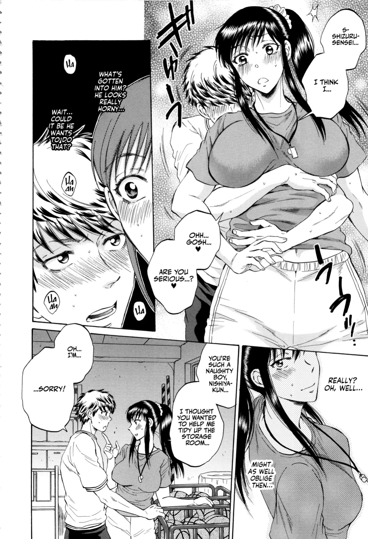 [Sabusuka] Kanojo ga Miteru Boku no Sex | His Girlfriend's Watching Us Have Sex! [English] [Team Rabu2]