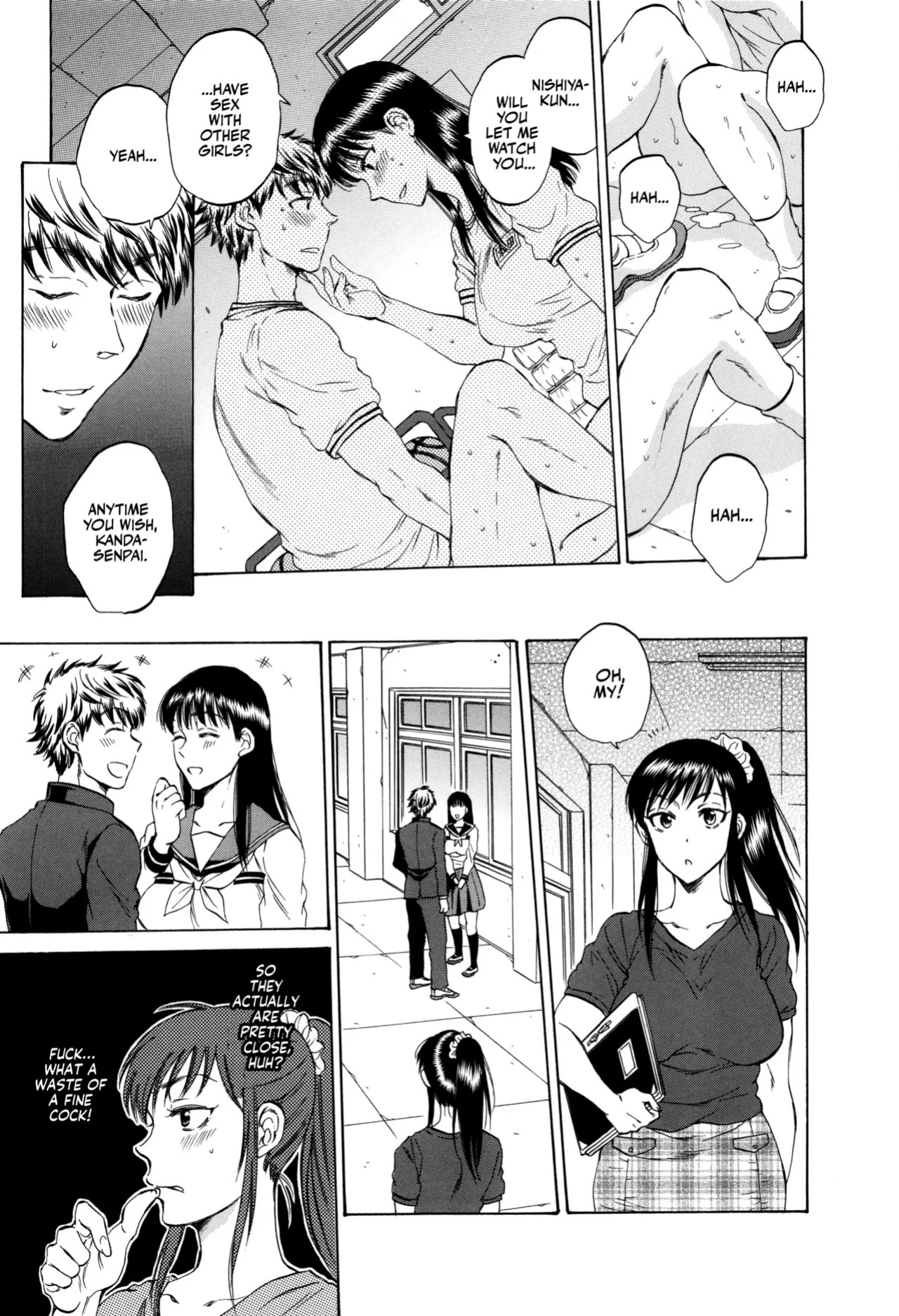 [Sabusuka] Kanojo ga Miteru Boku no Sex | His Girlfriend's Watching Us Have Sex! [English] [Team Rabu2]