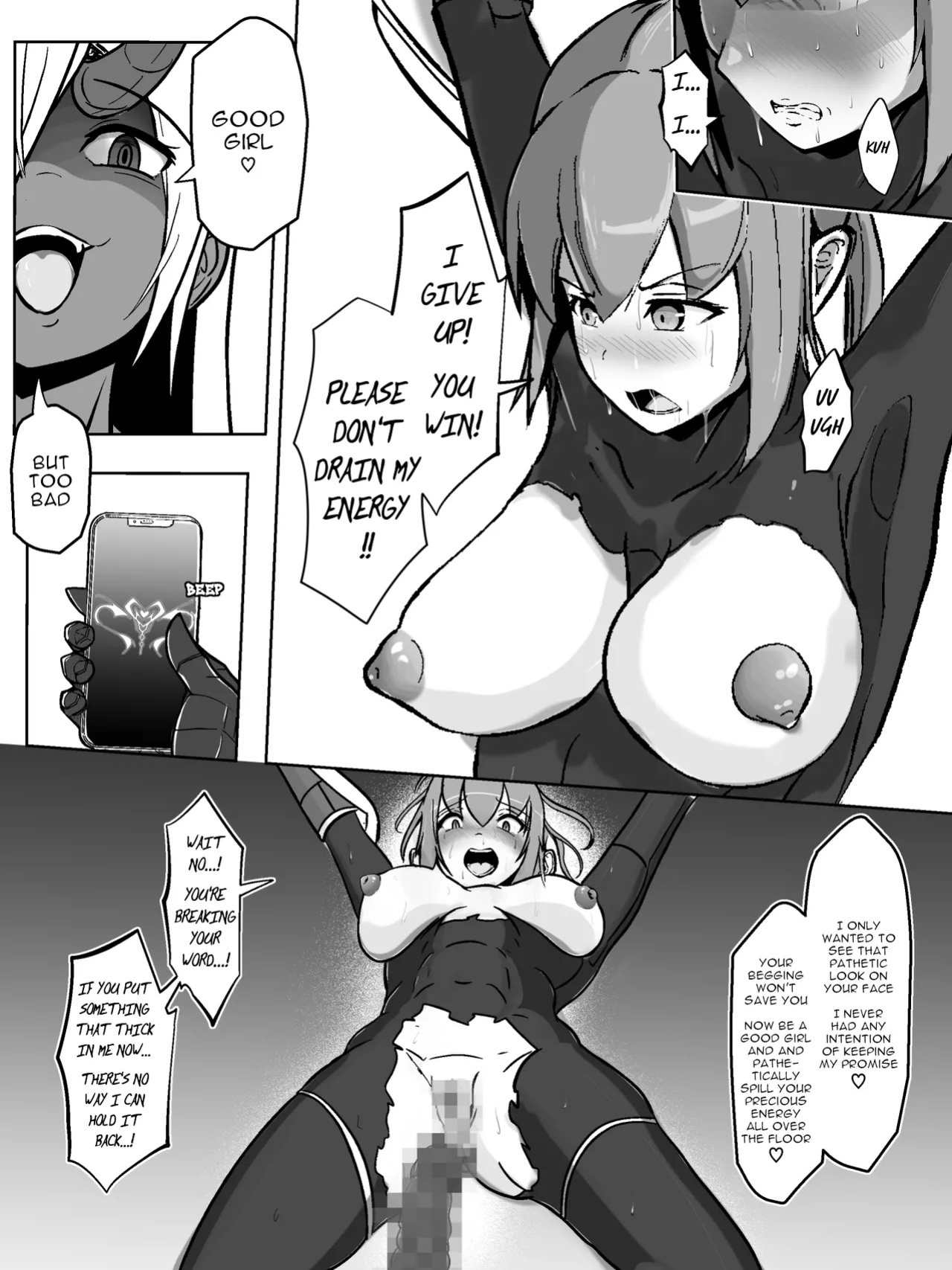 [Arujima] Soukou Senki Assault Blue ~Haiboku Heroine Subete o Ubaware Zetsubousu~ [English]