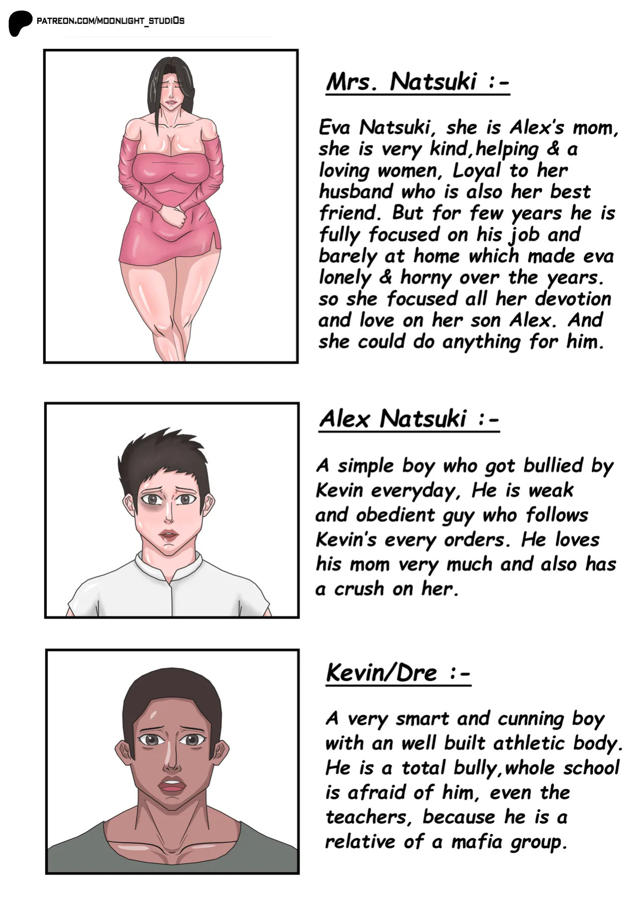Mom handles the bully chapter 1-4 [Moonlight_studios]