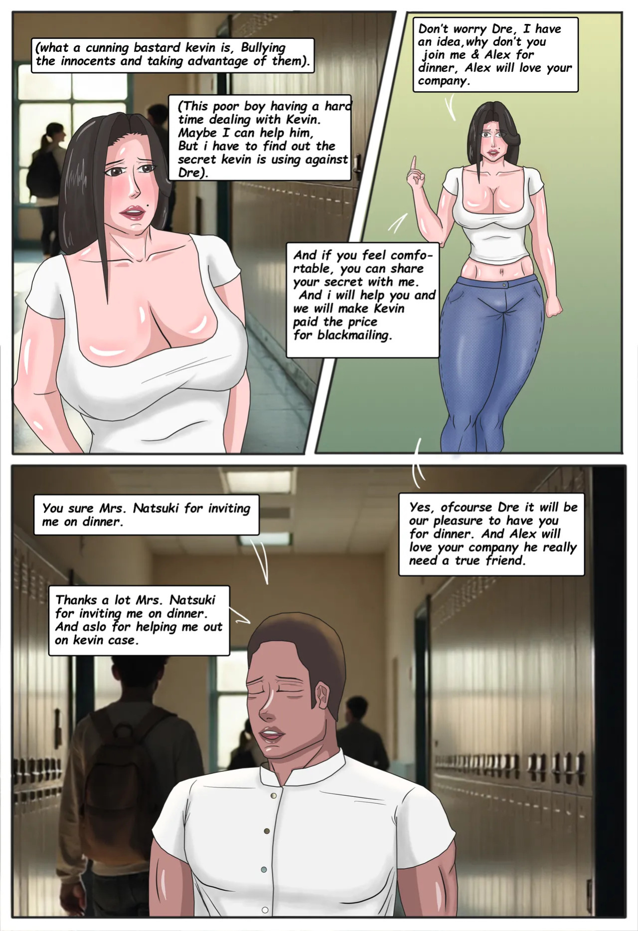 Mom handles the bully chapter 1-4 [Moonlight_studios]