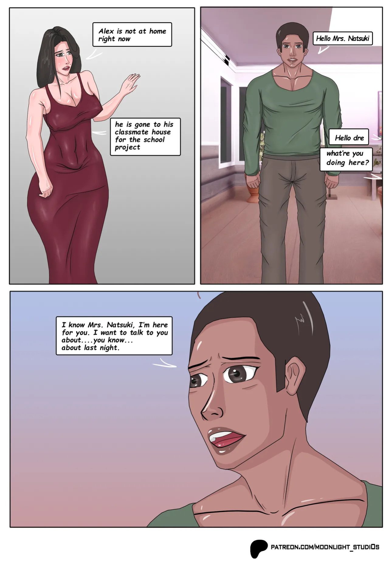 Mom handles the bully chapter 1-4 [Moonlight_studios]