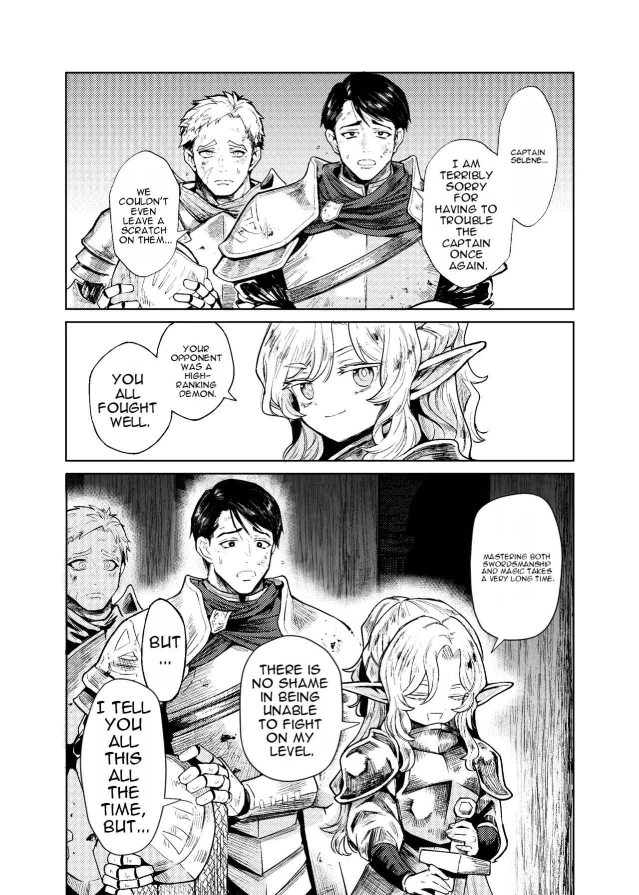 [Kanimura Hanten (Kanimura Ebio)] Seikishi Danchou-sama wa Injutsu no Chiryou no Tame ni Shoukan e Ikimashita | The Holy Knight Commander Visited a Brothel to Cure His Curse [English] [Digital]