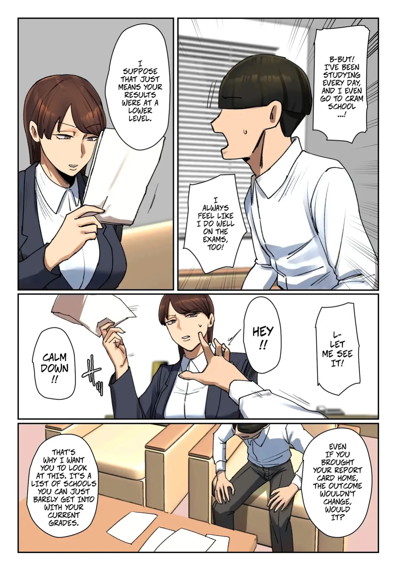 [Chotto B-sen] Strip Down To Your Underwear and Appologize To Your Student -- Seito no Shitagi o Tsukete Shazai Shiro [Full Color-ban]