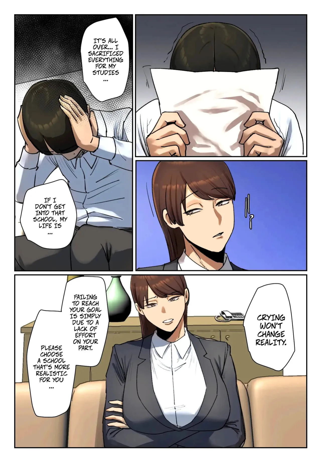 [Chotto B-sen] Strip Down To Your Underwear and Appologize To Your Student -- Seito no Shitagi o Tsukete Shazai Shiro [Full Color-ban]