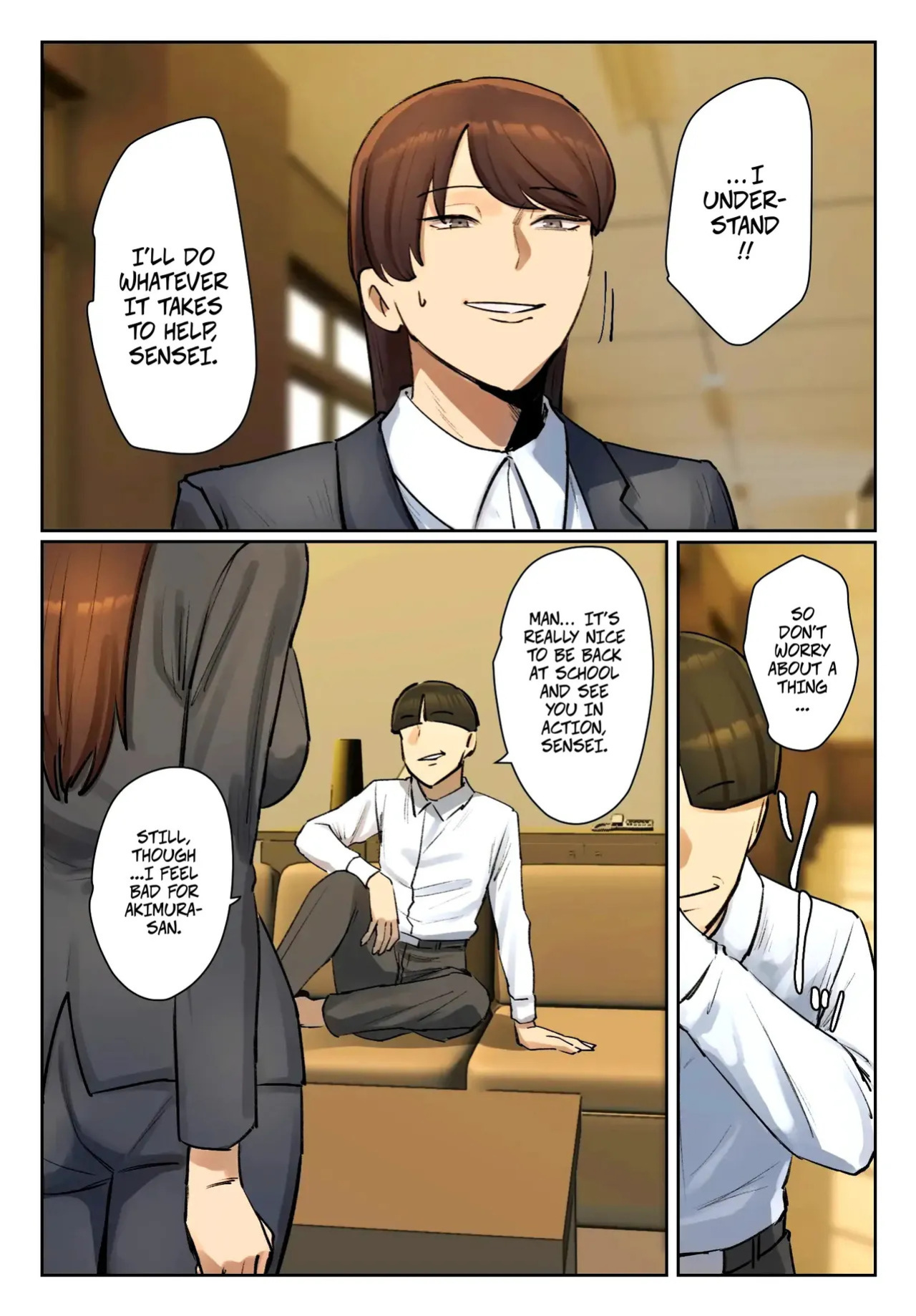 [Chotto B-sen] Strip Down To Your Underwear and Appologize To Your Student -- Seito no Shitagi o Tsukete Shazai Shiro [Full Color-ban]