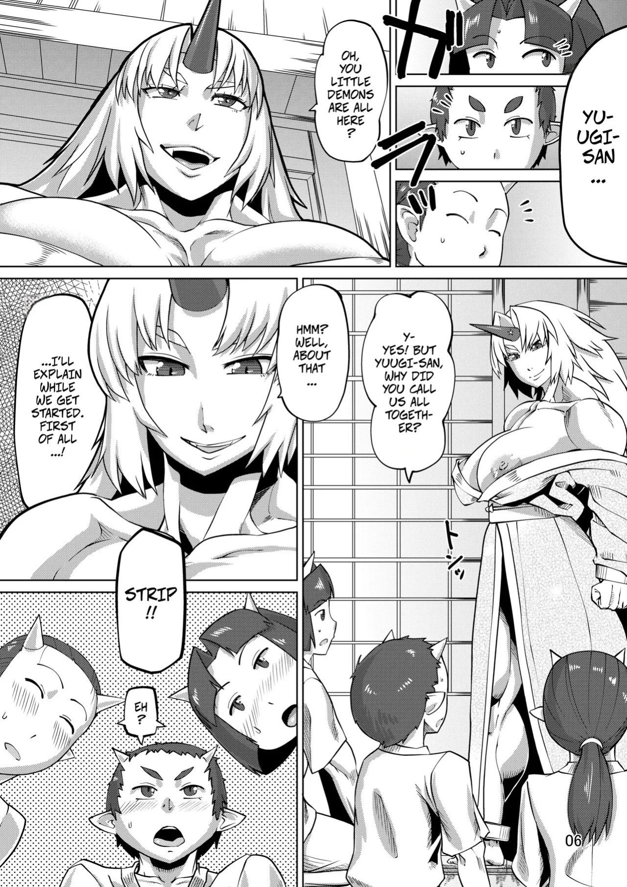 [Sora wa Chimidoro (JACKASSS)] The Three Oni's Instant Loss -- Sanki Hissatsu (Touhou Project) [Digital]