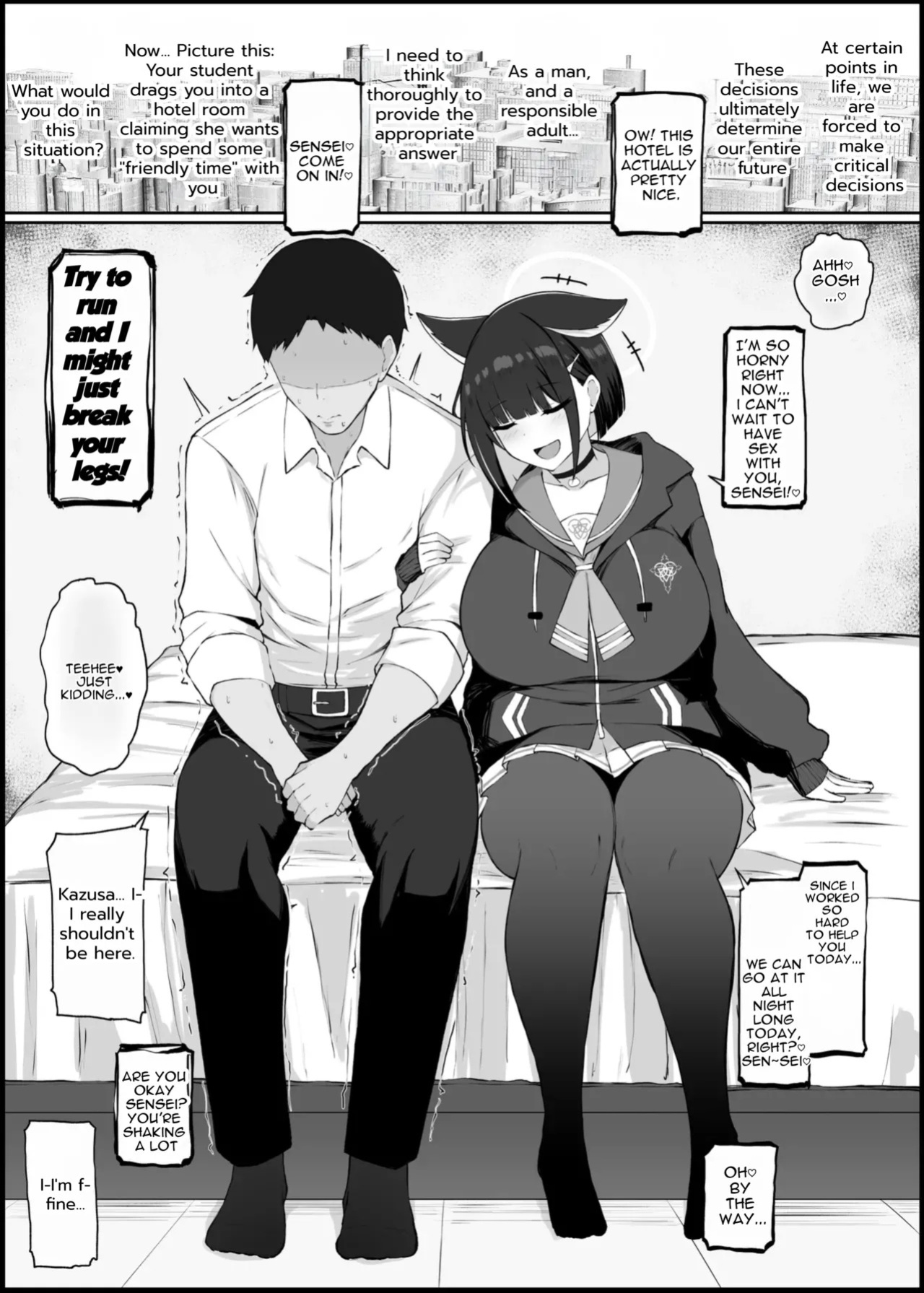 Gaman Dekinaku natta Mesu ni Kateru Wake nai desho | Sensei can't Win Against a Gril At her Limit