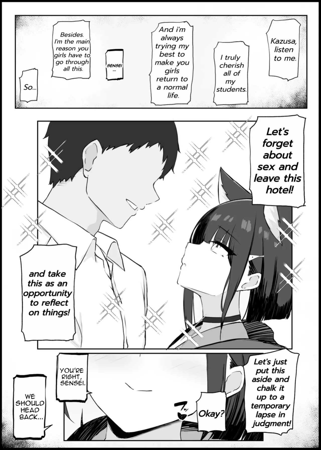Gaman Dekinaku natta Mesu ni Kateru Wake nai desho | Sensei can't Win Against a Gril At her Limit