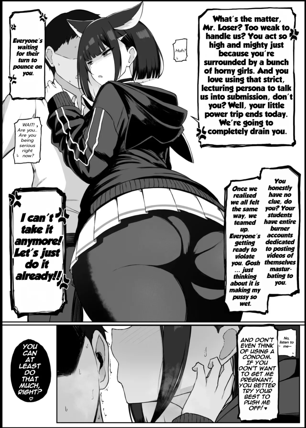 Gaman Dekinaku natta Mesu ni Kateru Wake nai desho | Sensei can't Win Against a Gril At her Limit
