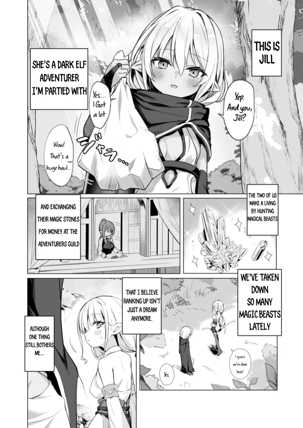 [Kindergarten (Toshizou)] Slime no Doku de Hatsujou shita node Nakama to Les Sex shite mo Mondainai | It's Okay to Have Lesbian Sex With My Comrade Because The Slime's Poison Made Us Horny[Prisms Translations]