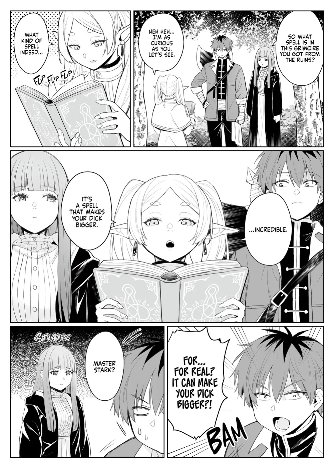 [COMEX (Zhen Lu)] Chinchin ga ookiku naru mahou | A Spell That Makes Your Dick Bigger (Sousou no Frieren) [English] [Decensored] [Digital]