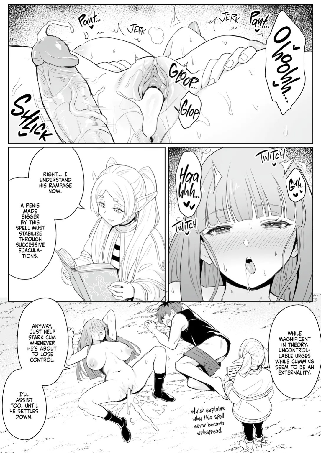 [COMEX (Zhen Lu)] Chinchin ga ookiku naru mahou | A Spell That Makes Your Dick Bigger (Sousou no Frieren) [English] [Decensored] [Digital]