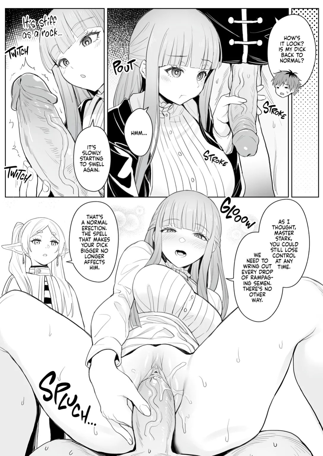 [COMEX (Zhen Lu)] Chinchin ga ookiku naru mahou | A Spell That Makes Your Dick Bigger (Sousou no Frieren) [English] [Decensored] [Digital]