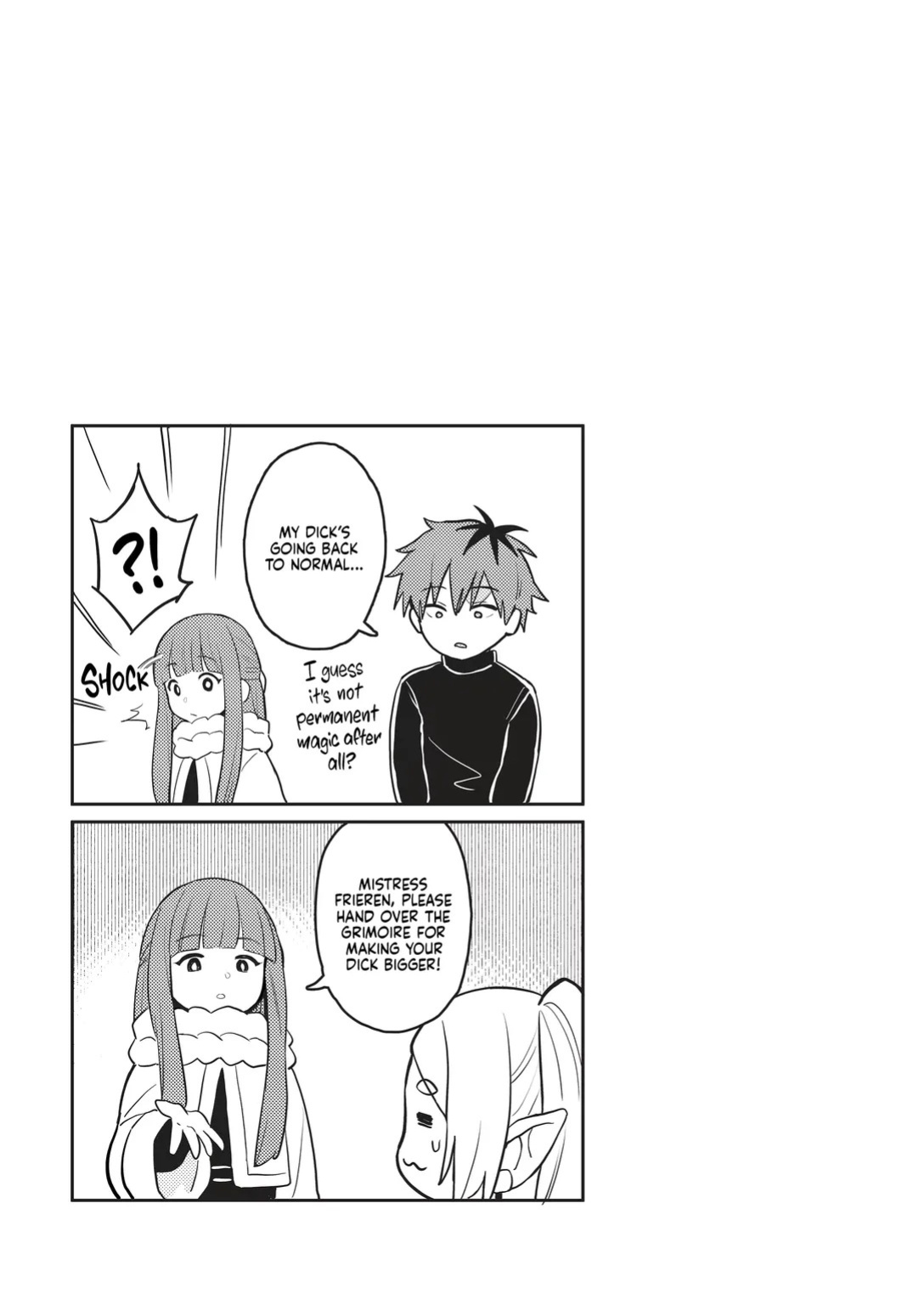 [COMEX (Zhen Lu)] Chinchin ga ookiku naru mahou | A Spell That Makes Your Dick Bigger (Sousou no Frieren) [English] [Decensored] [Digital]