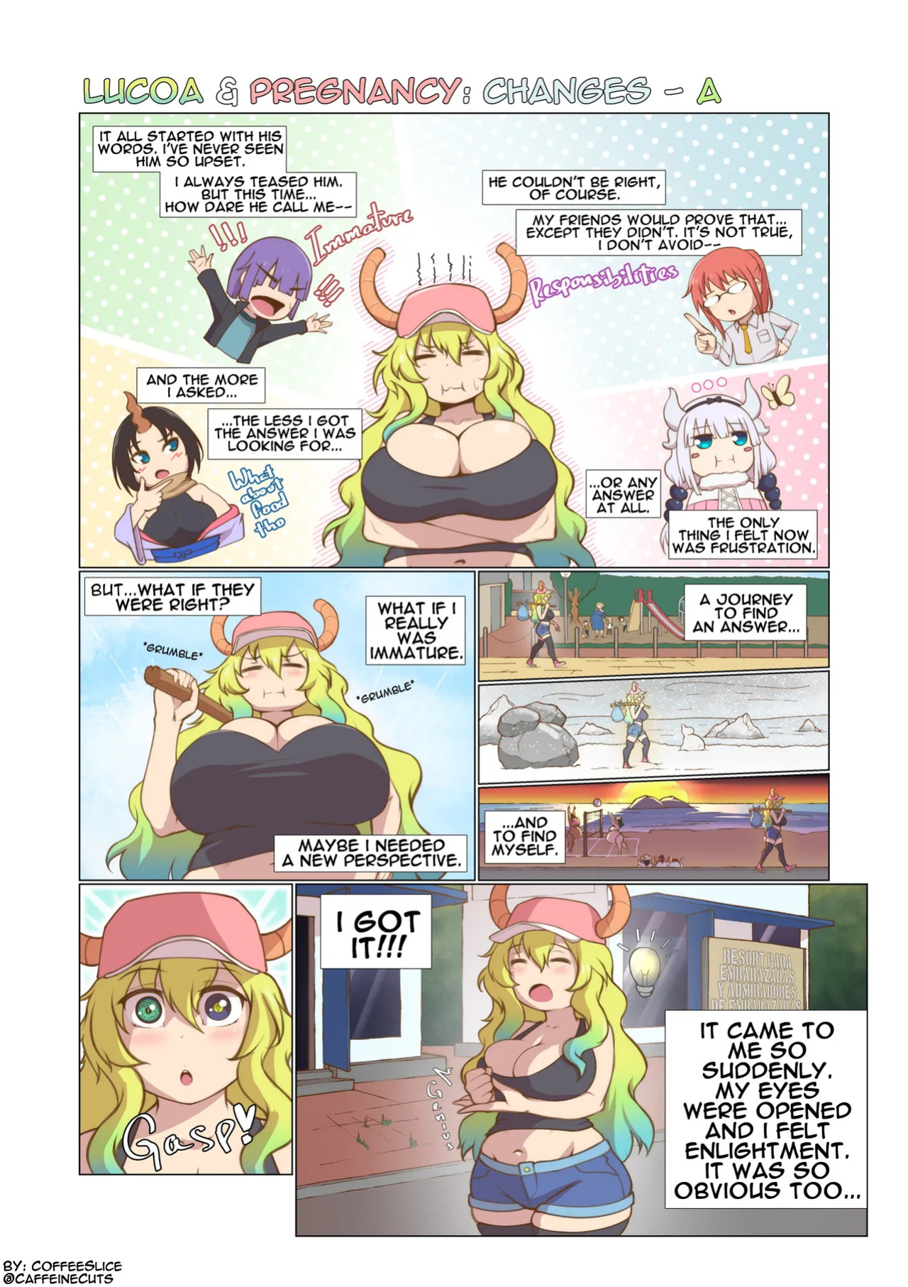 [CoffeeSlice] Lucoa & Pregnancy (Miss Kobayashi's Dragon Maid) [ongoing]