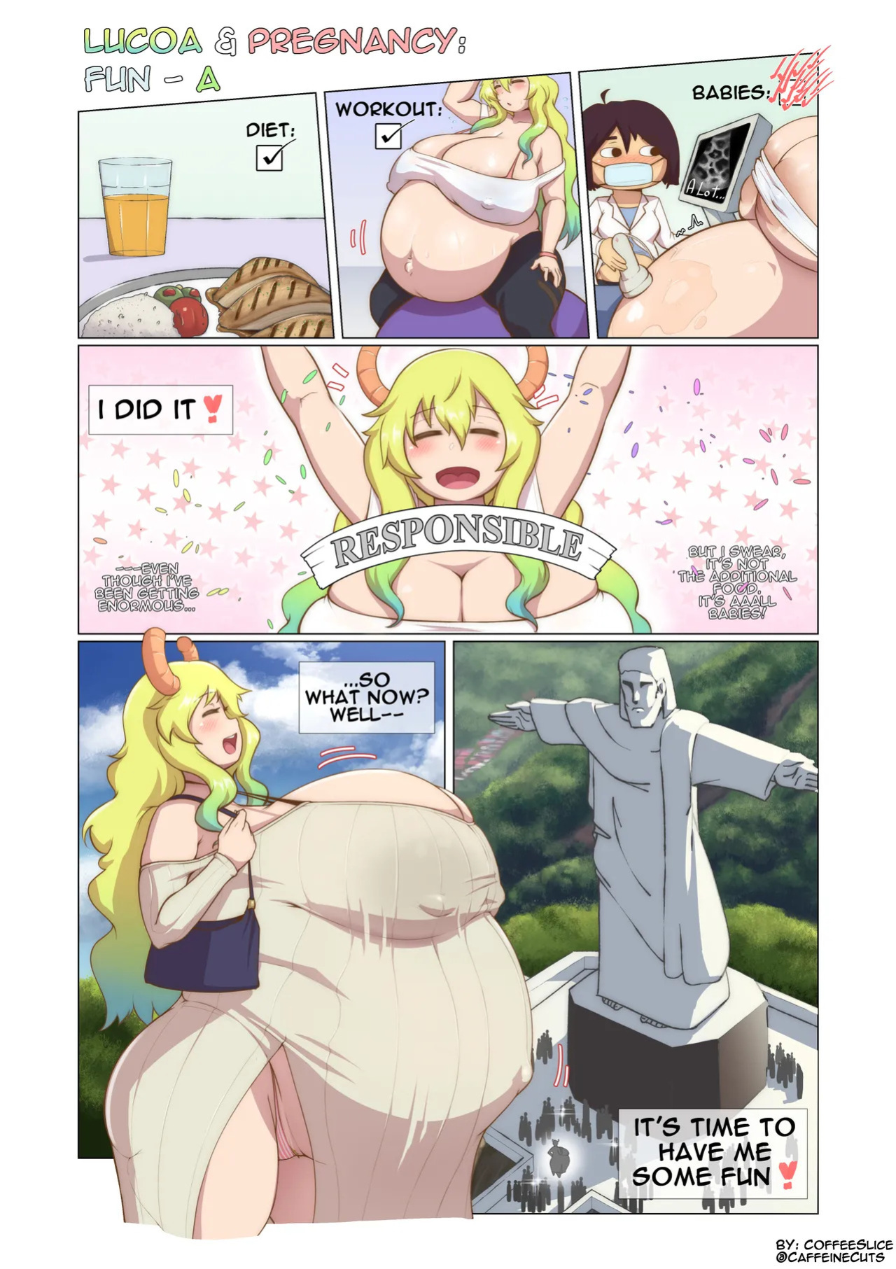 [CoffeeSlice] Lucoa & Pregnancy (Miss Kobayashi's Dragon Maid) [ongoing]