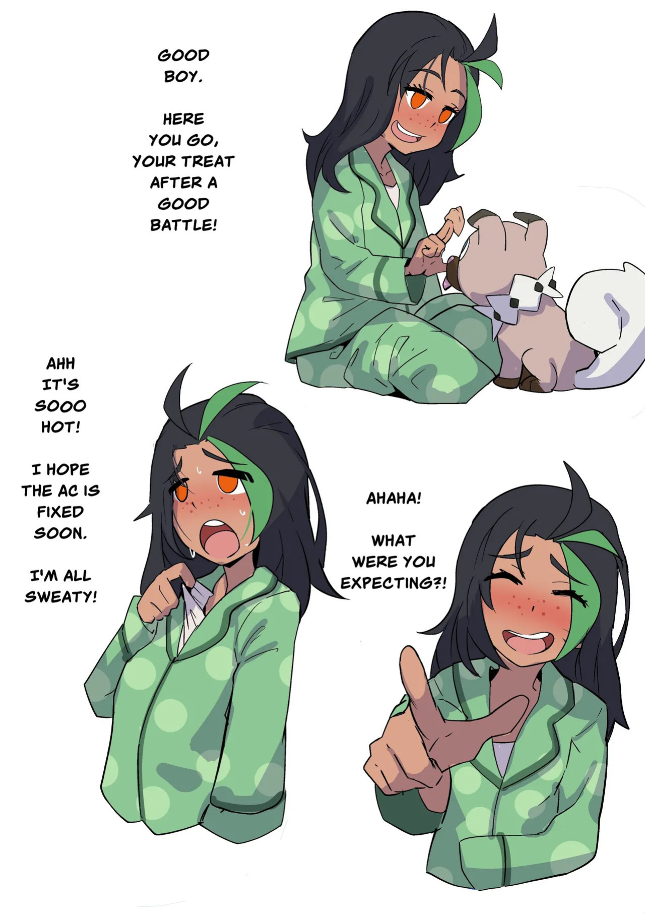 [Jack Rockhardt] Nemona captures Florian (Pokemon)