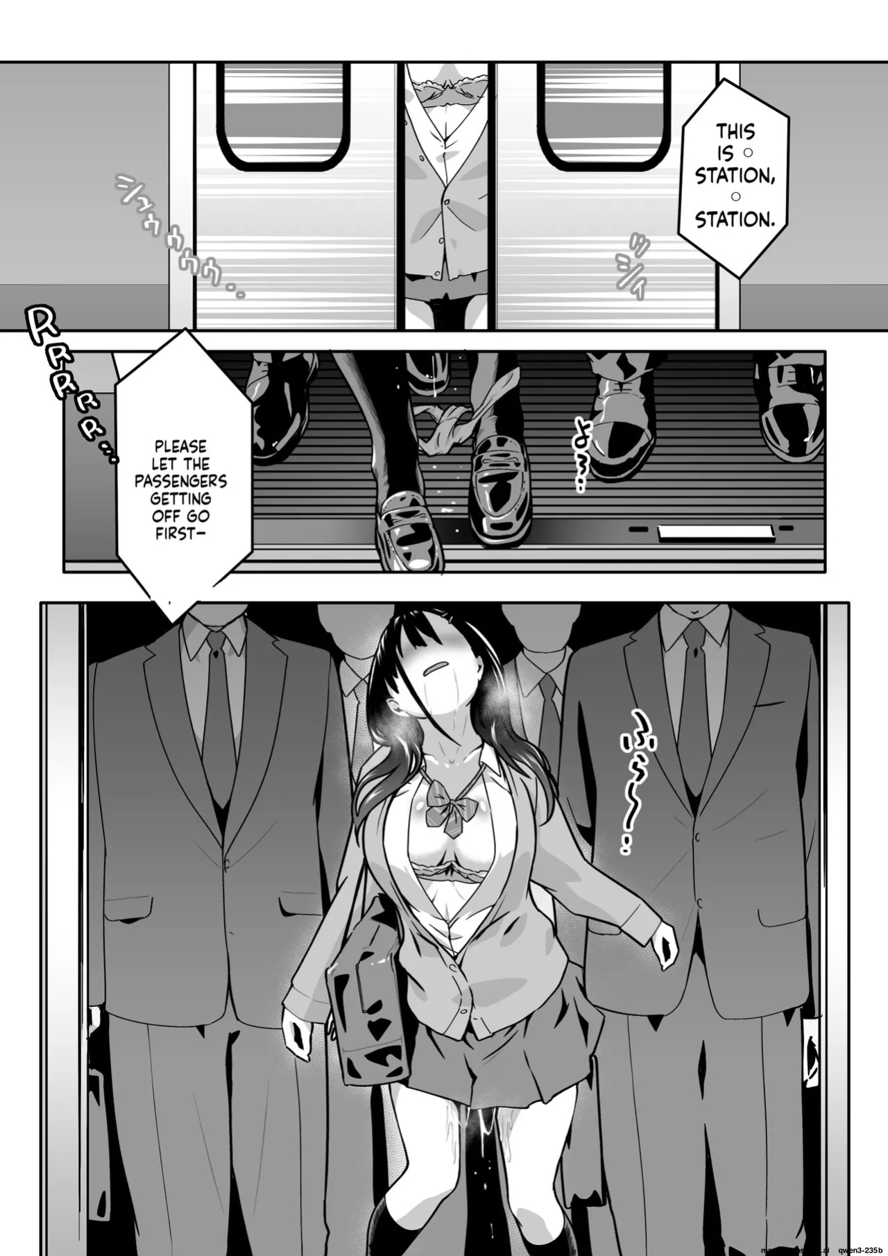 [TJ_studio (Toji)] Chikan Densha ni Hamatta JK