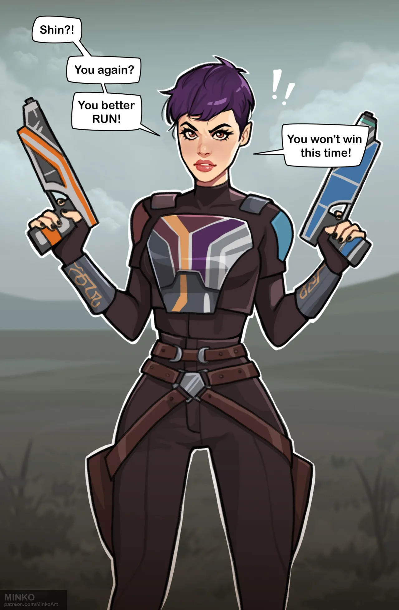 [Olena Minko] Sabine and Shin (Star Wars)