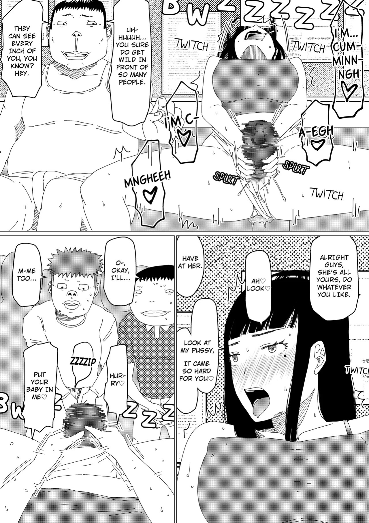 [Jigoku no Nyanko] Chieri-san Can't Lose! A Perverted Toilet Wife Who Can Be Fertilized With Anyone's Sperm With Her Husband's Approval [Full Series]