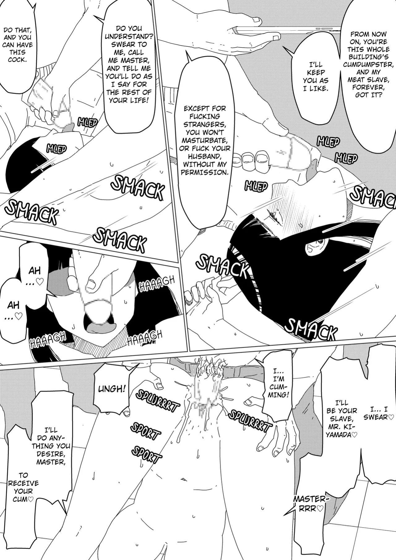 [Jigoku no Nyanko] Chieri-san Can't Lose! A Perverted Toilet Wife Who Can Be Fertilized With Anyone's Sperm With Her Husband's Approval [Full Series]