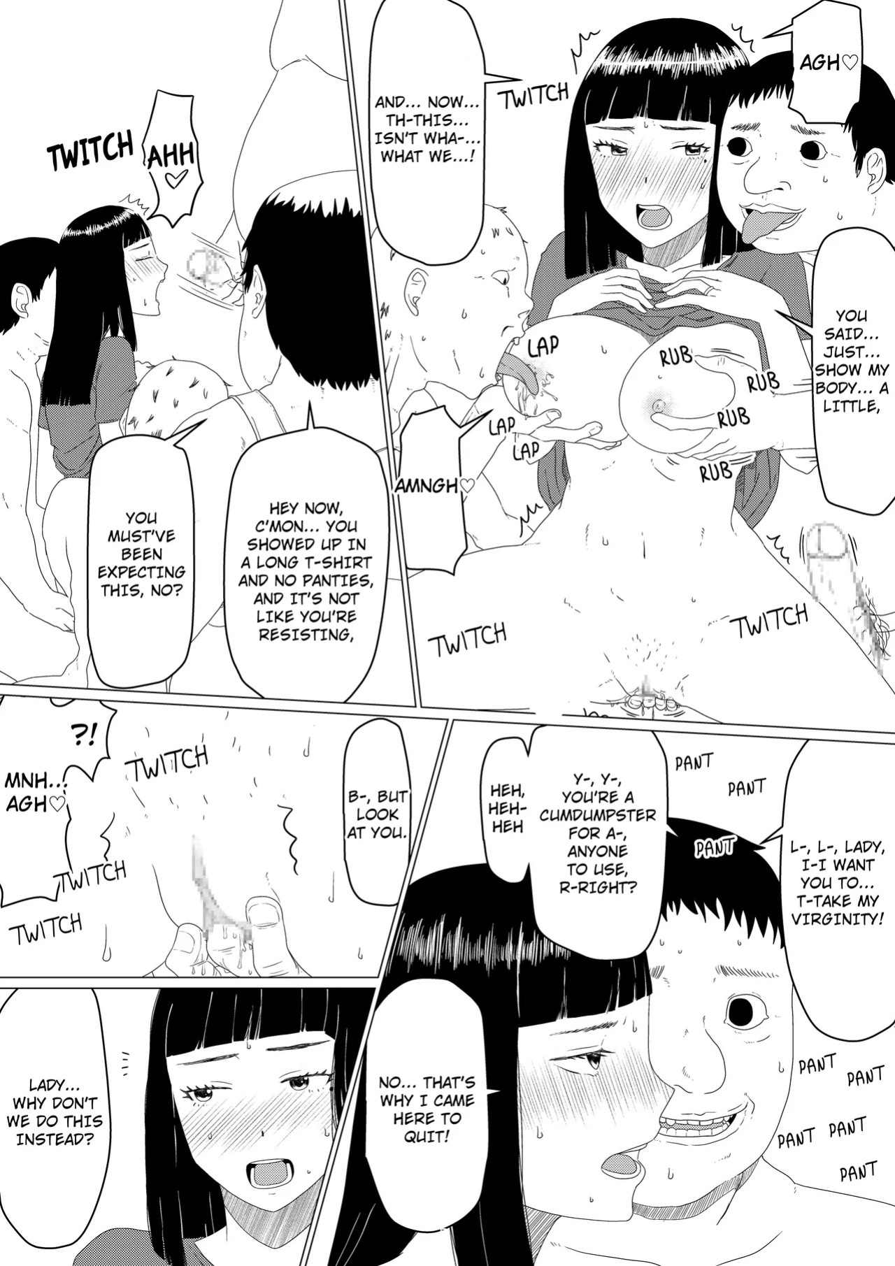 [Jigoku no Nyanko] Chieri-san Can't Lose! A Perverted Toilet Wife Who Can Be Fertilized With Anyone's Sperm With Her Husband's Approval [Full Series]