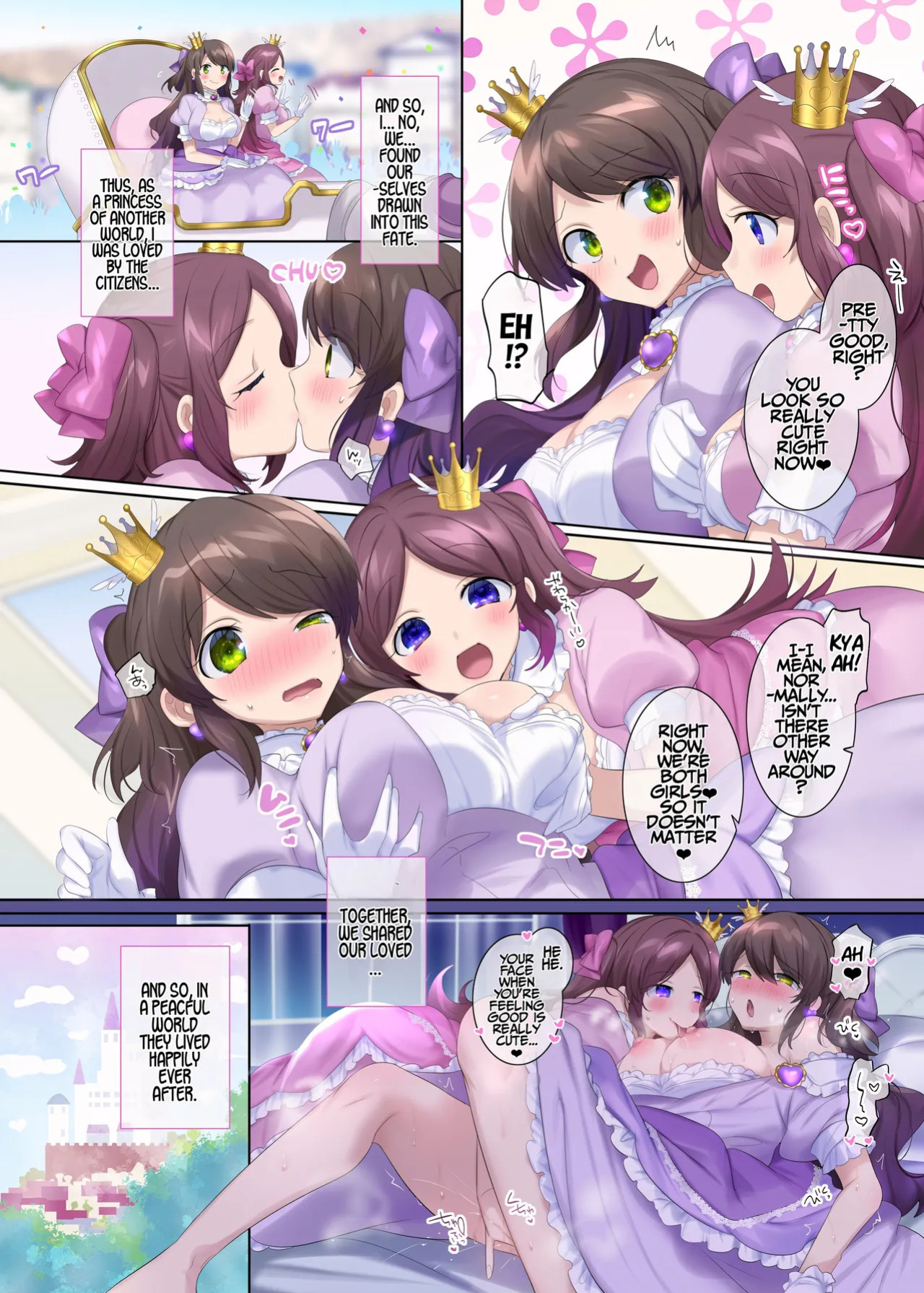 [Hiiragi Popura] TS Yuri Hime | TS Yuri Princess (TS sakuhin baraethi pakku! nyotai ka＆ hyouietc…＋α) [English] [Maika]