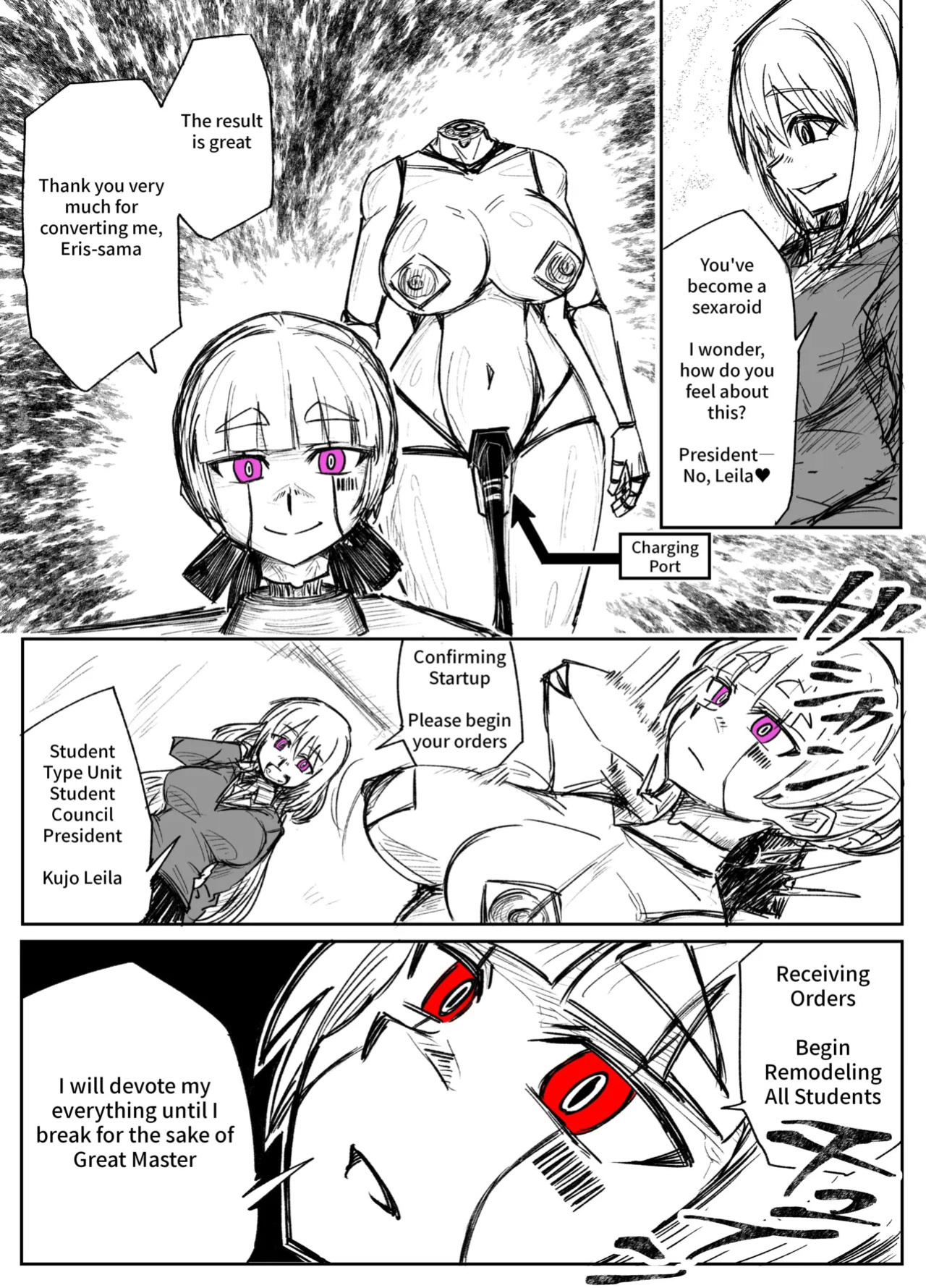 [Tousyoku] Girls School Mechanization Manga 1-7 [English]