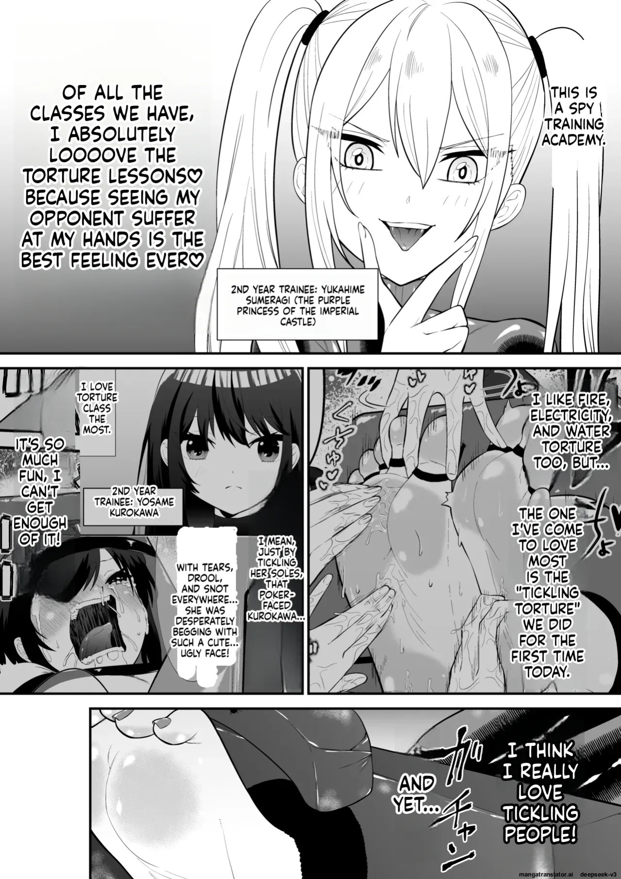 [Bocyobocyo Gegel (Bocyobocyo)] Spy Girl Sole Tickle Torture Interrogation Training 2