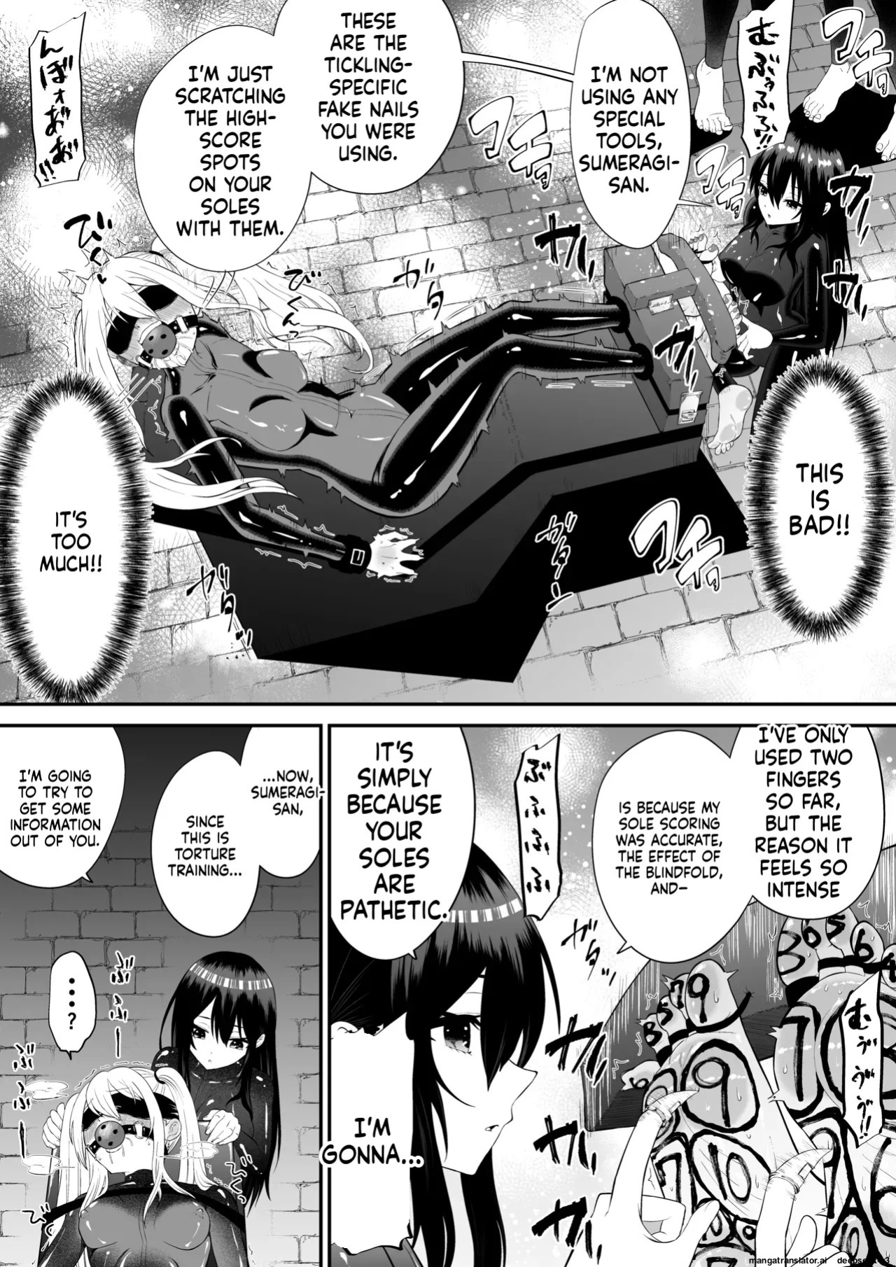 [Bocyobocyo Gegel (Bocyobocyo)] Spy Girl Sole Tickle Torture Interrogation Training 2