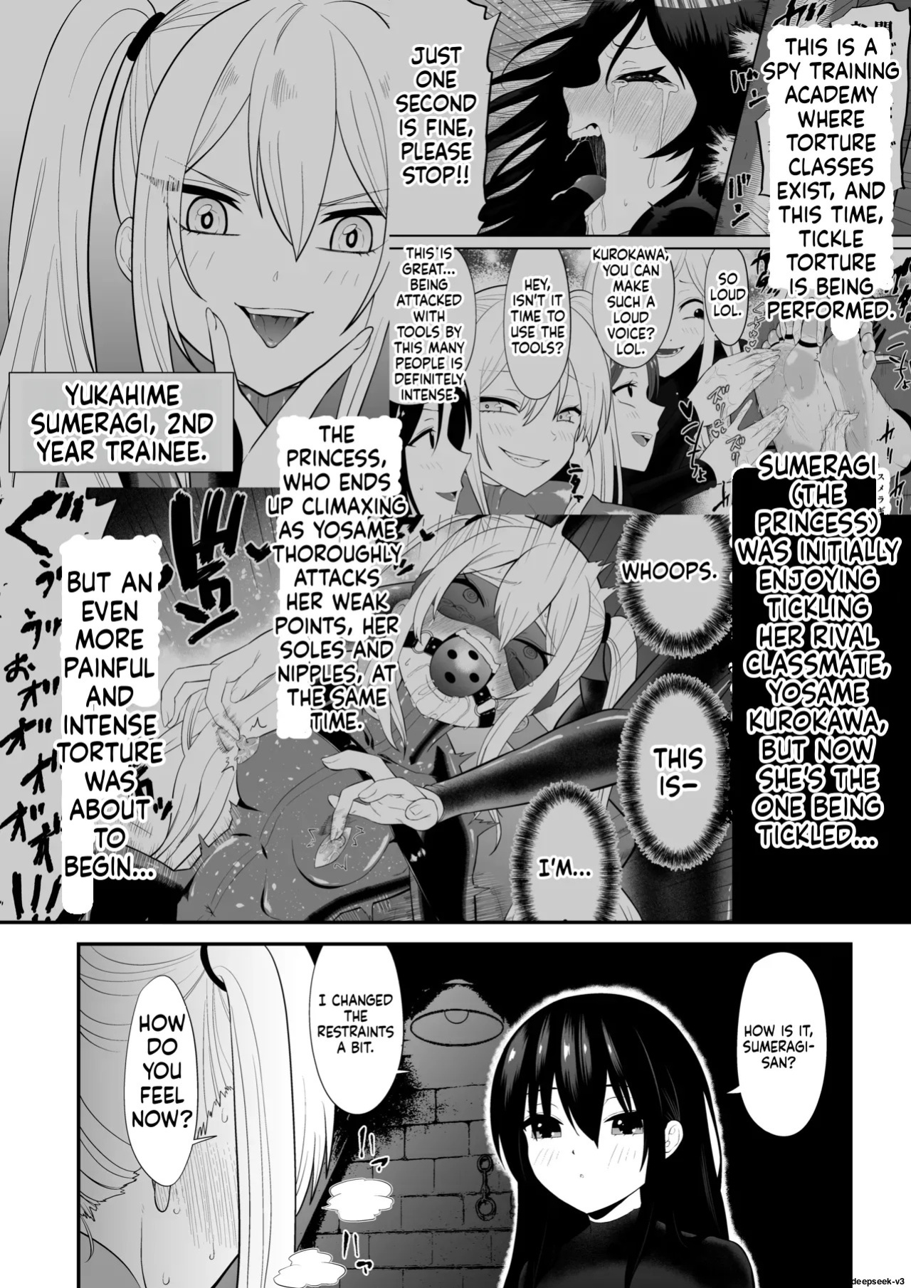 [Bocyobocyo Gegel (Bocyobocyo)] Spy Girl Sole Tickle Torture Interrogation Training 2