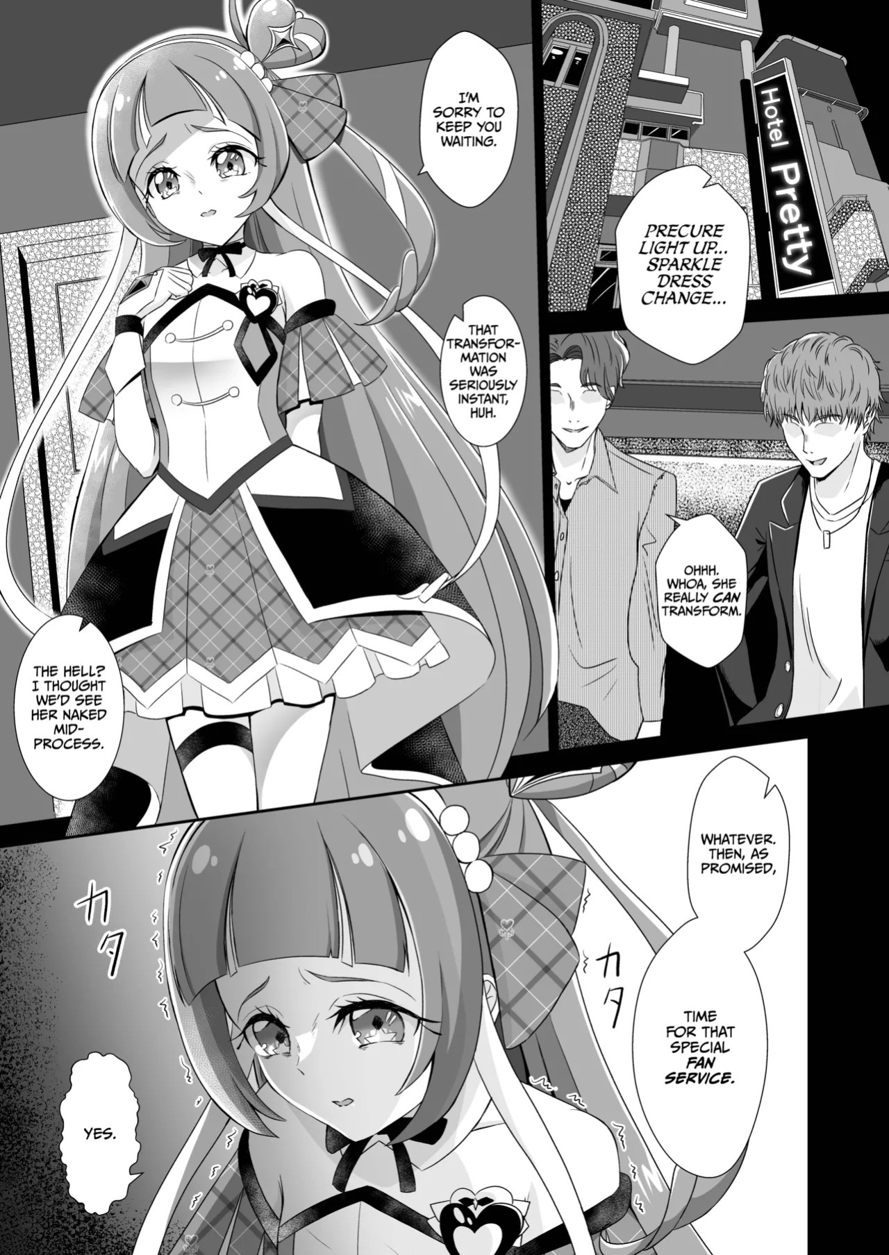 [Toumeiryuu no Margaret (Momoisaki Hayato)] Cure Wink Kyouhaku Ryoujoku (Kimi to Idol PreCure) [English] [CulturedCommissions] [Digital]
