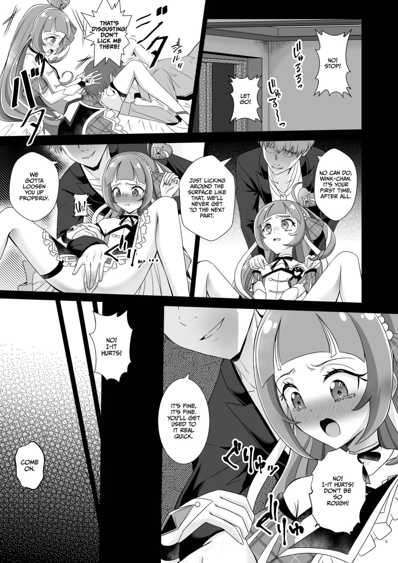 [Toumeiryuu no Margaret (Momoisaki Hayato)] Cure Wink Kyouhaku Ryoujoku (Kimi to Idol PreCure) [English] [CulturedCommissions] [Digital]