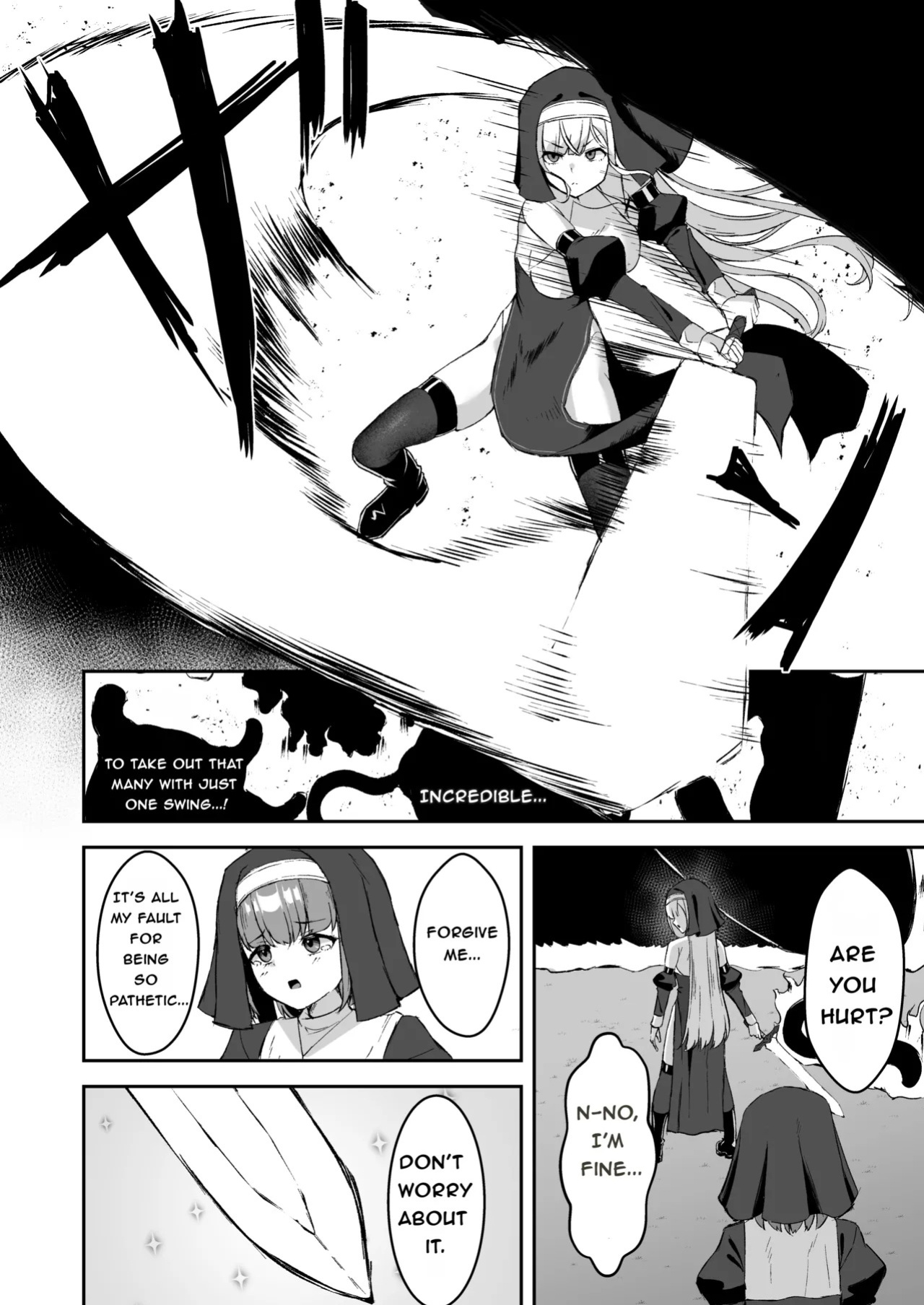 (C107) [Tamazushi (Shiratama)] Sugoude Shisutā ga Seiken ni Makasare-ru Hanashi - Story of an Elite Sister Being Bested by Holy Sword (Original) [English] [DL Version]