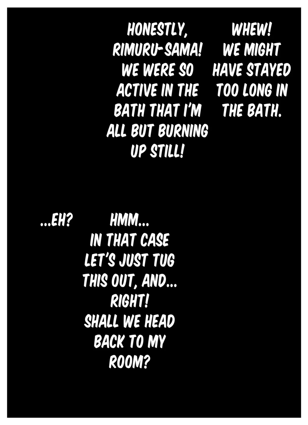 [Roshiman (Masa-nii)] Konya wa Nekasenaide Kudasaine | Please Don't Let Me Sleep Tonight (Tensei Shitara Slime datta Ken) [English] [EHCOVE]