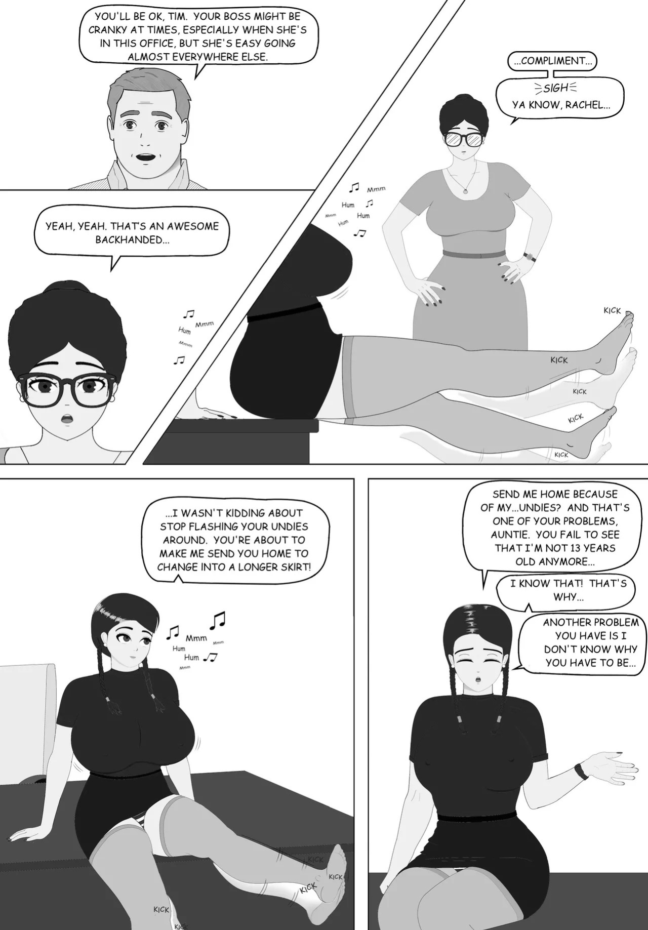 Naughty Business, Chapter 1 "Tim's First Day"