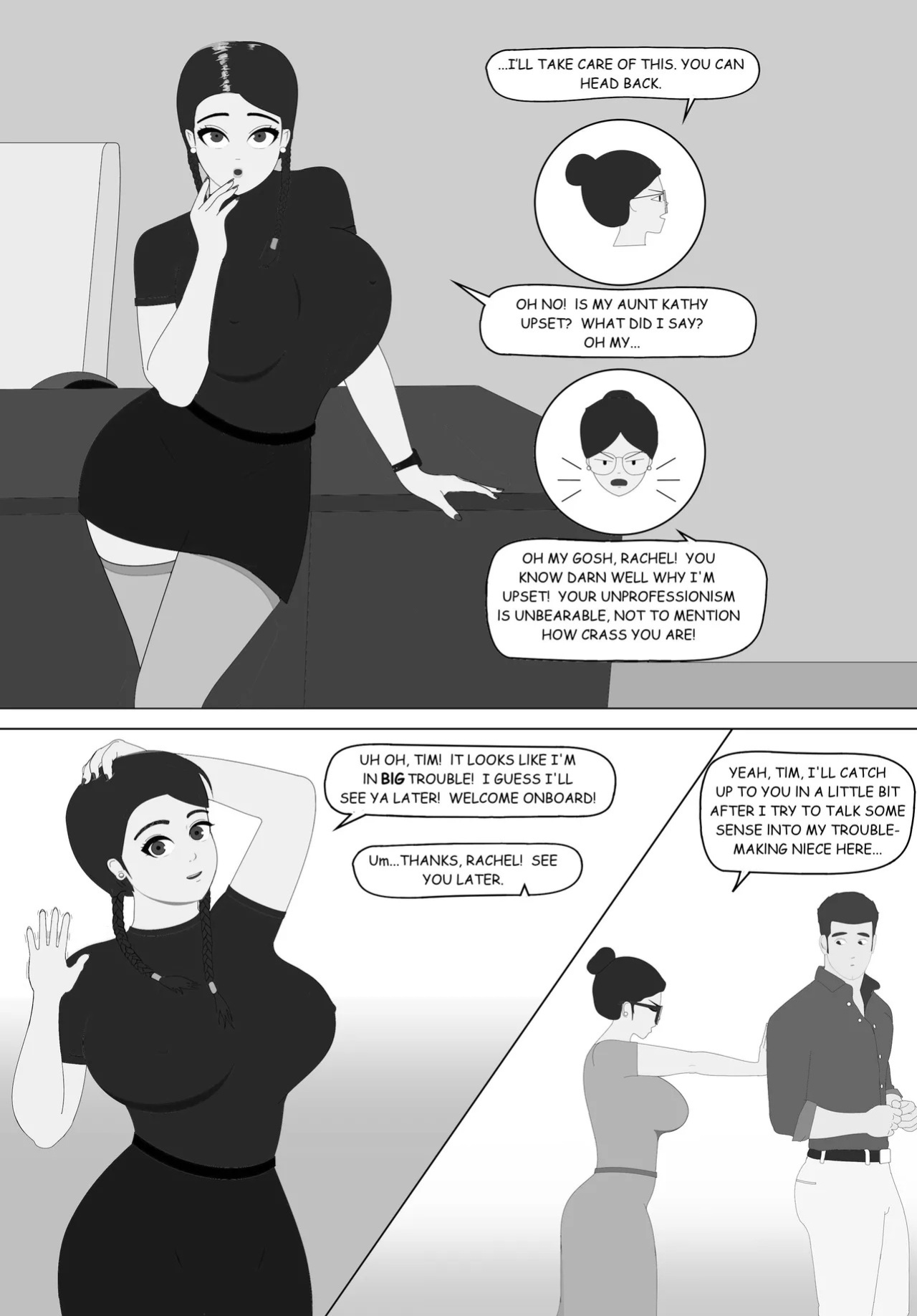 Naughty Business, Chapter 1 "Tim's First Day"