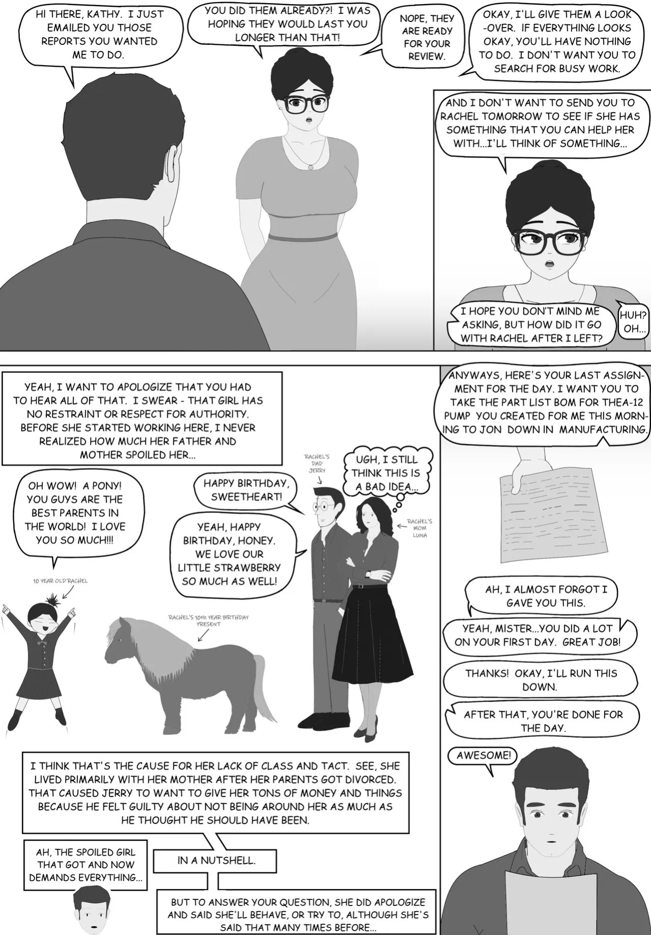 Naughty Business, Chapter 1 "Tim's First Day"