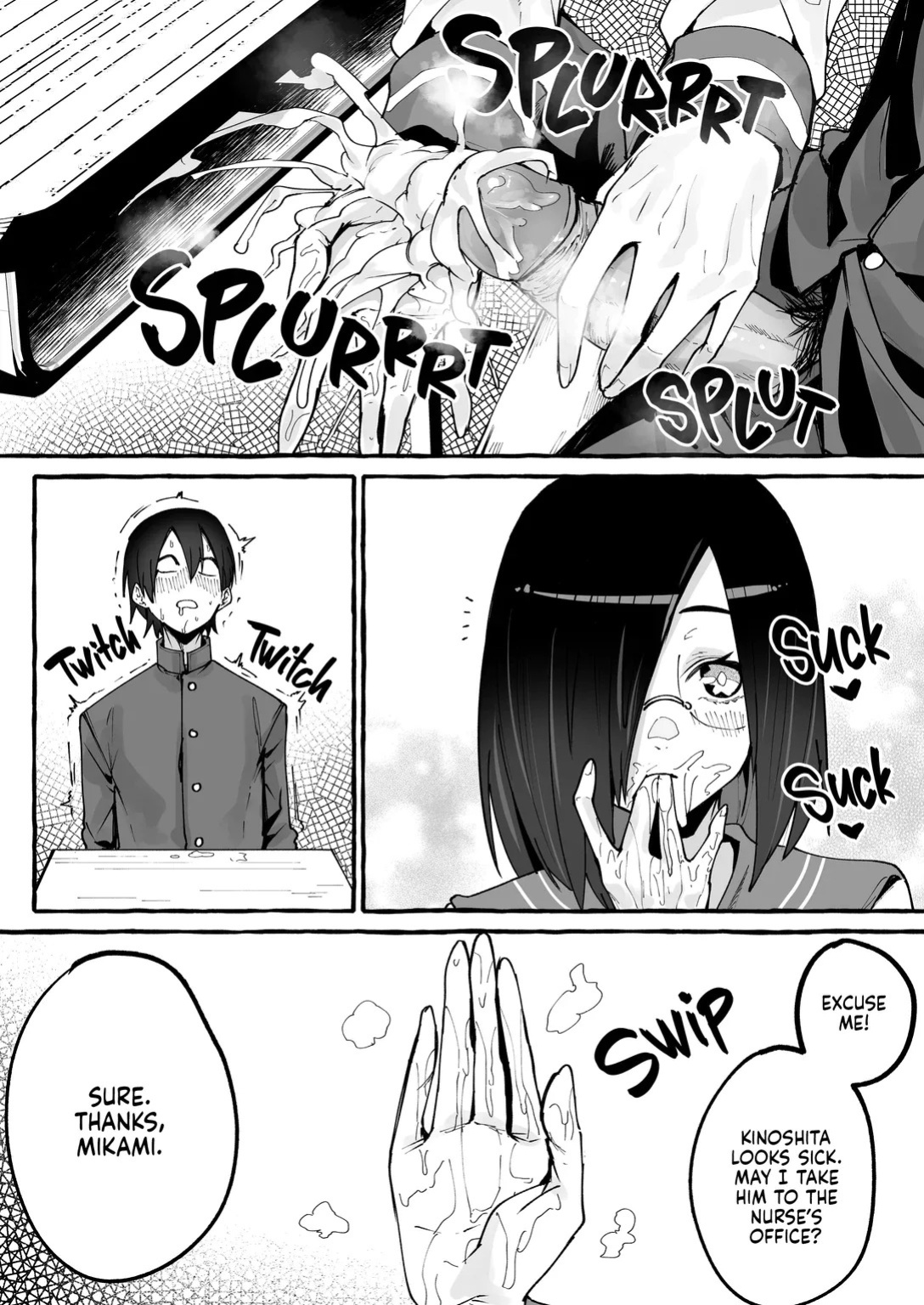 [Fugutake] Kyonyiu kanojo ni hitasura shibori toraremakuru hanashi | Squeeze Until Empty [English] [Decensored] [Digital]