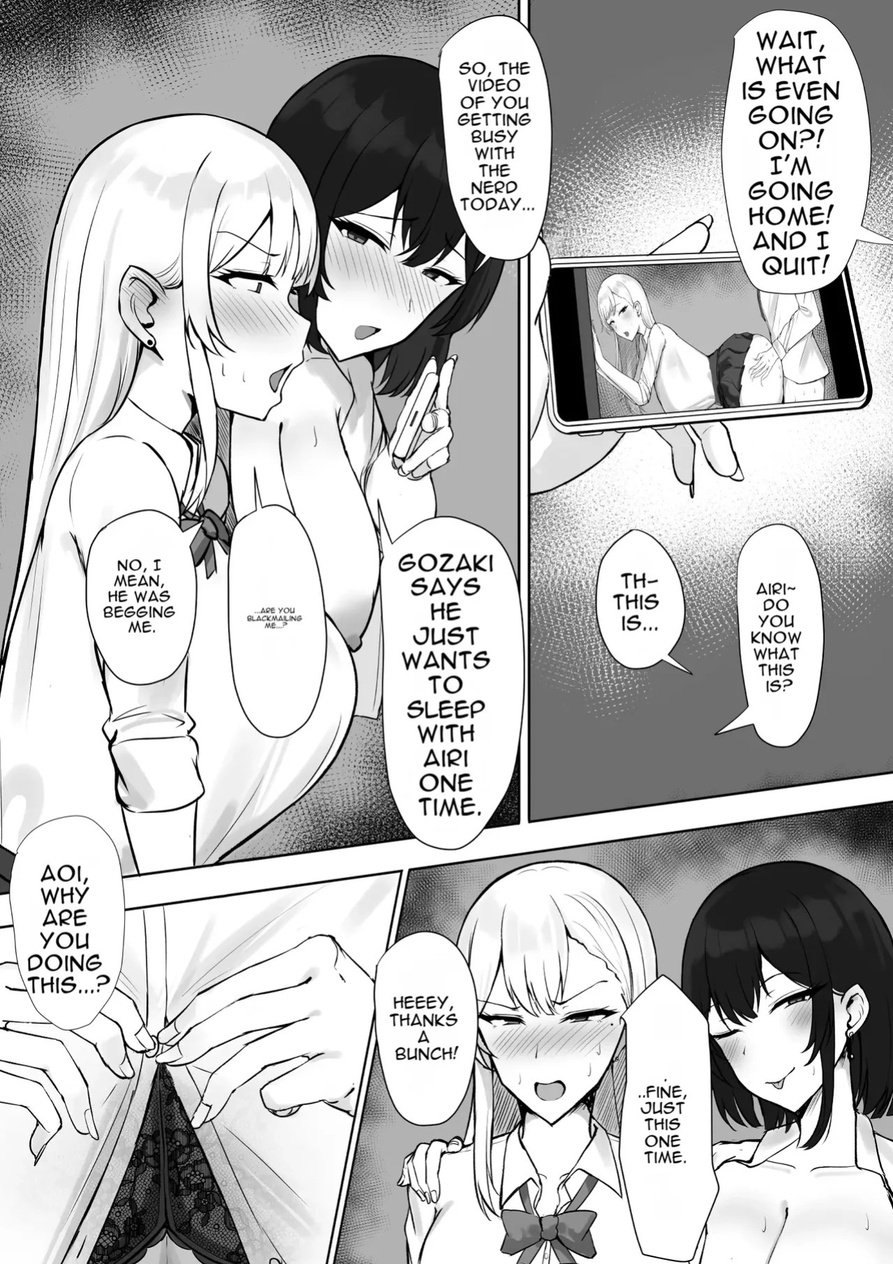 [Sweet Apple. (Mitty)] Gal na Kanojo wa Otaku yori mo Tsuyoi Osu ga Suki [English]