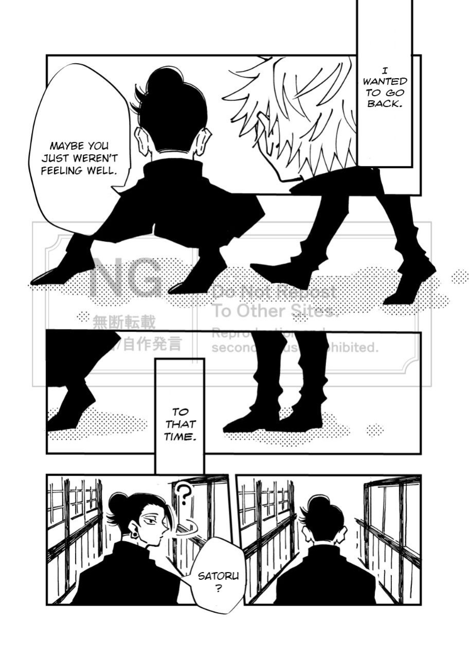 [61 (61log)] A Story Where Gojo Somehow Ends Up Going Back to the Past, Tries His Absolute Best Through All the Chaos, and Ends Up Happy with Geto (Jujutsu Kaisen)