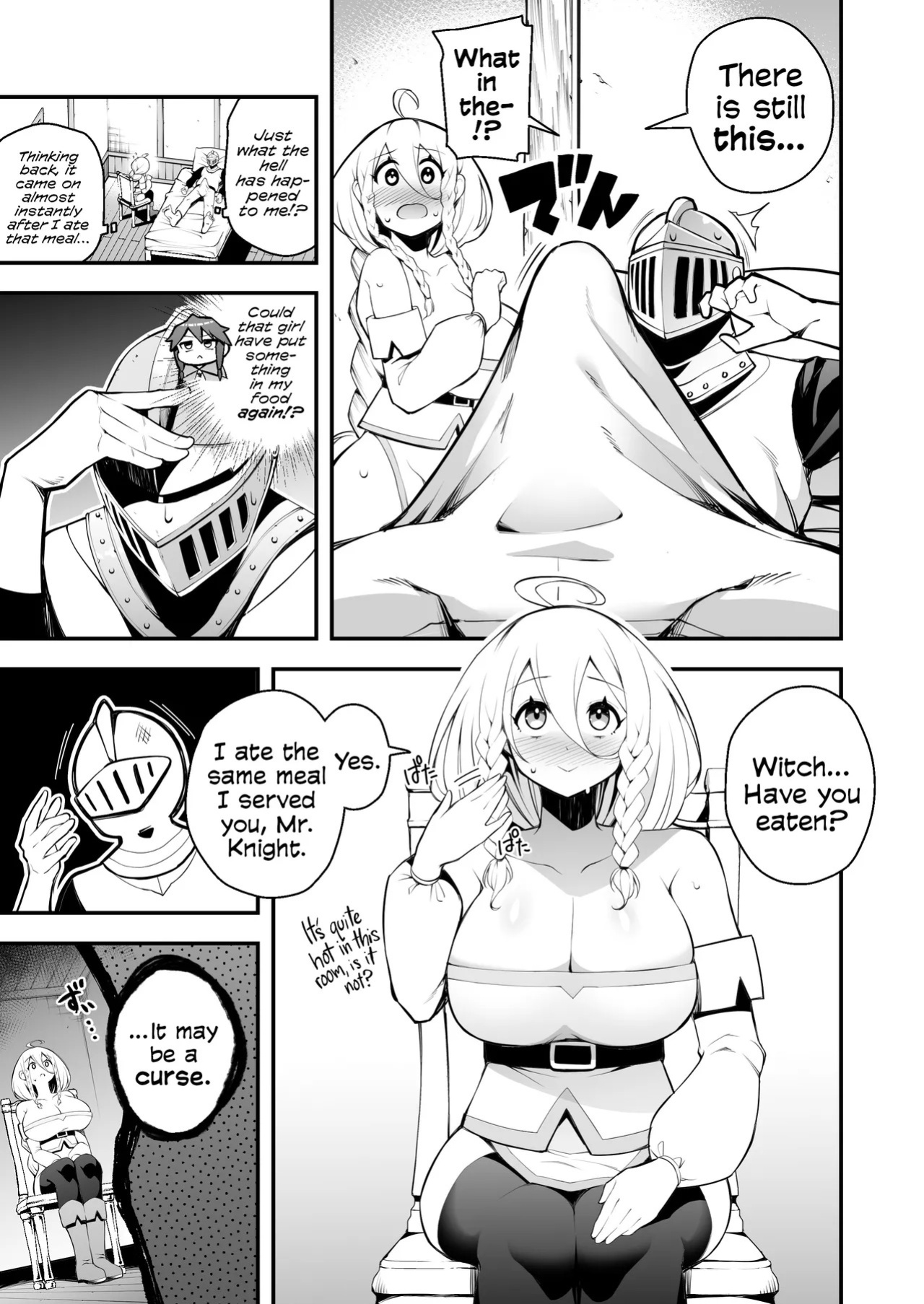 [Jisyakunyudo (Nanameno Hayuta)] The Apprentice Witch And The Cursed Dick | Minarai Majo to Noroi no Chinpo [English] [Cookie Cruncher] [Digital]