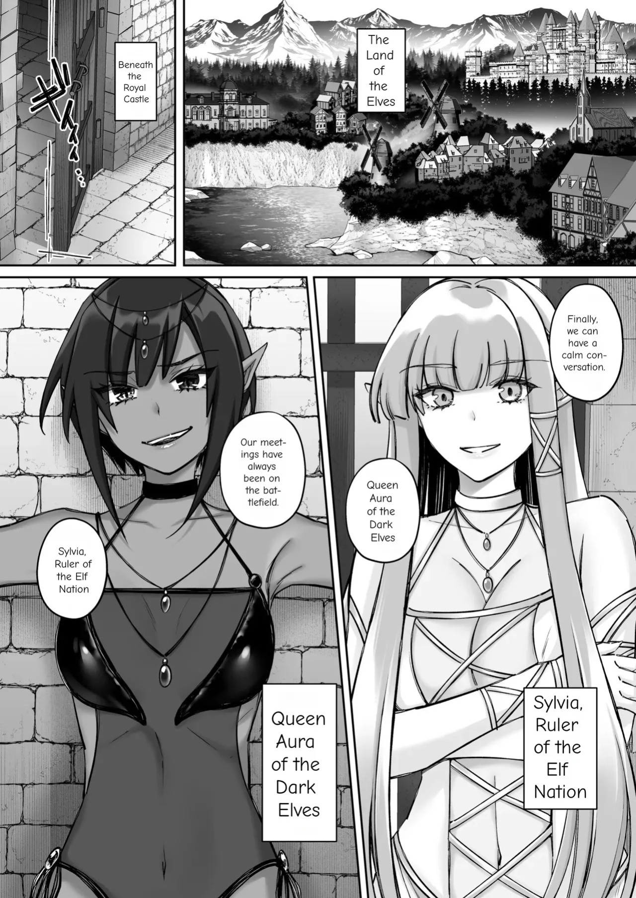 [Seika Kairaku Shoten (Chocomint)] The Fall of the Elves: Imprinting Lewd Marks on Elves and Turning Them into Lesbians [Digital Download Version]