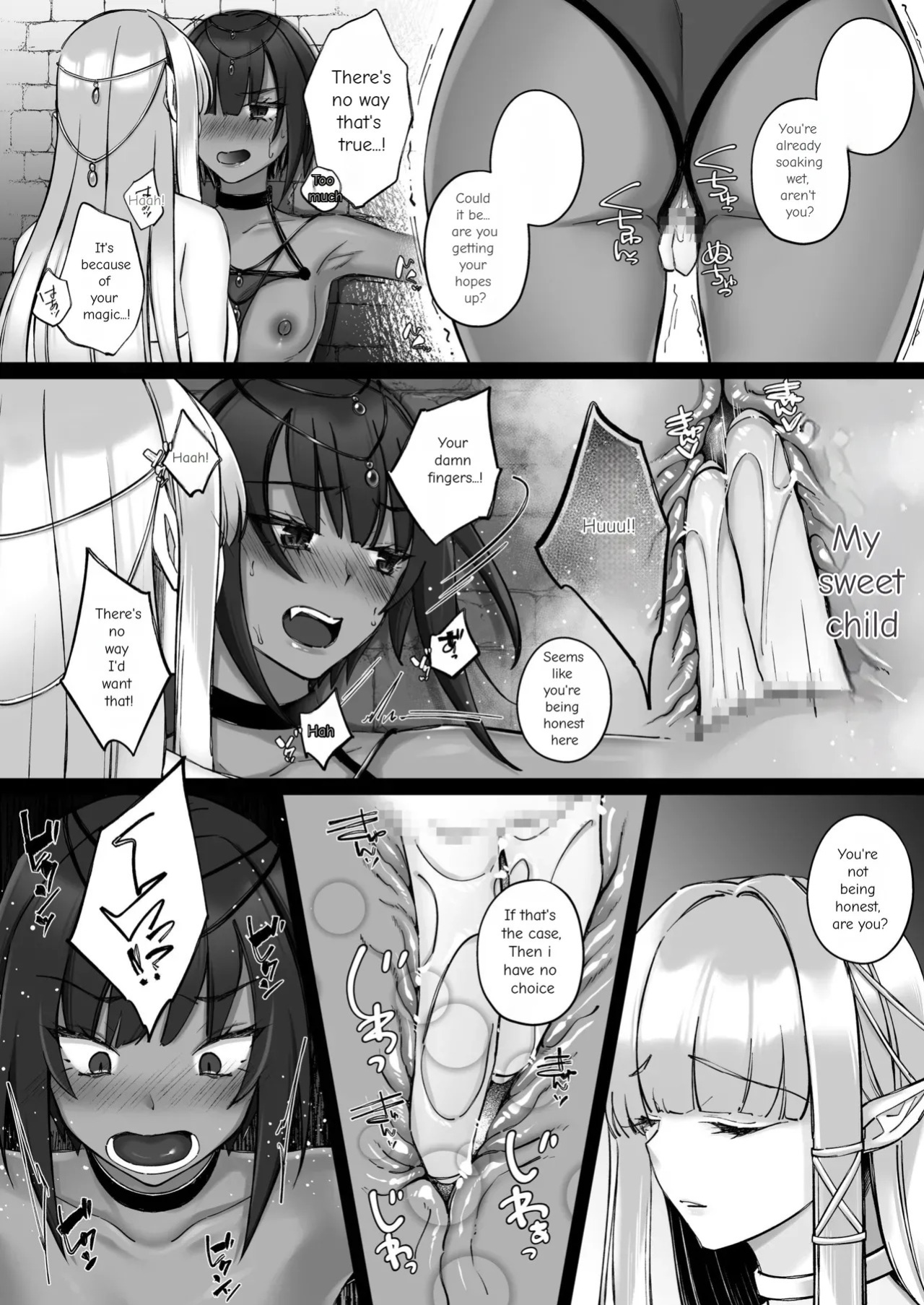 [Seika Kairaku Shoten (Chocomint)] The Fall of the Elves: Imprinting Lewd Marks on Elves and Turning Them into Lesbians [Digital Download Version]