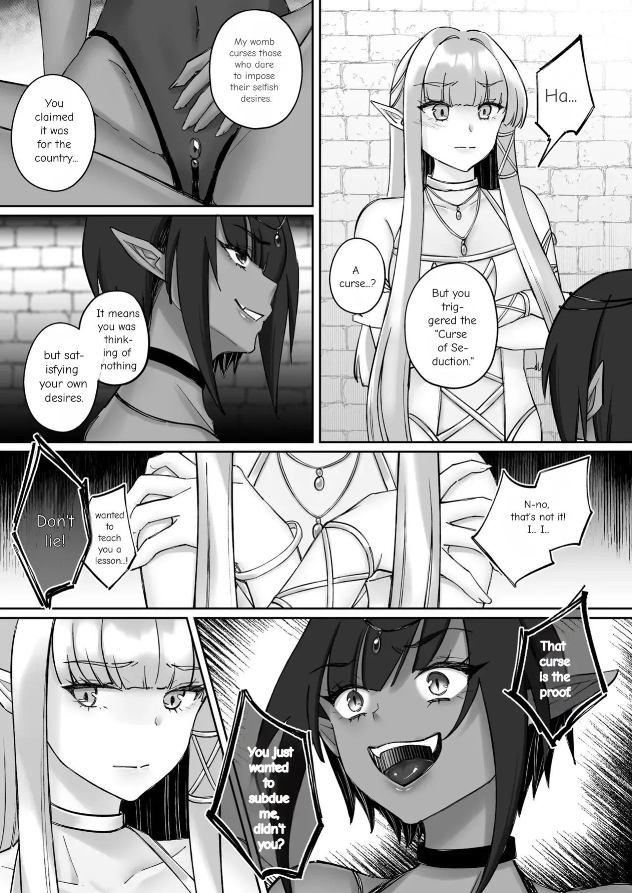 [Seika Kairaku Shoten (Chocomint)] The Fall of the Elves: Imprinting Lewd Marks on Elves and Turning Them into Lesbians [Digital Download Version]