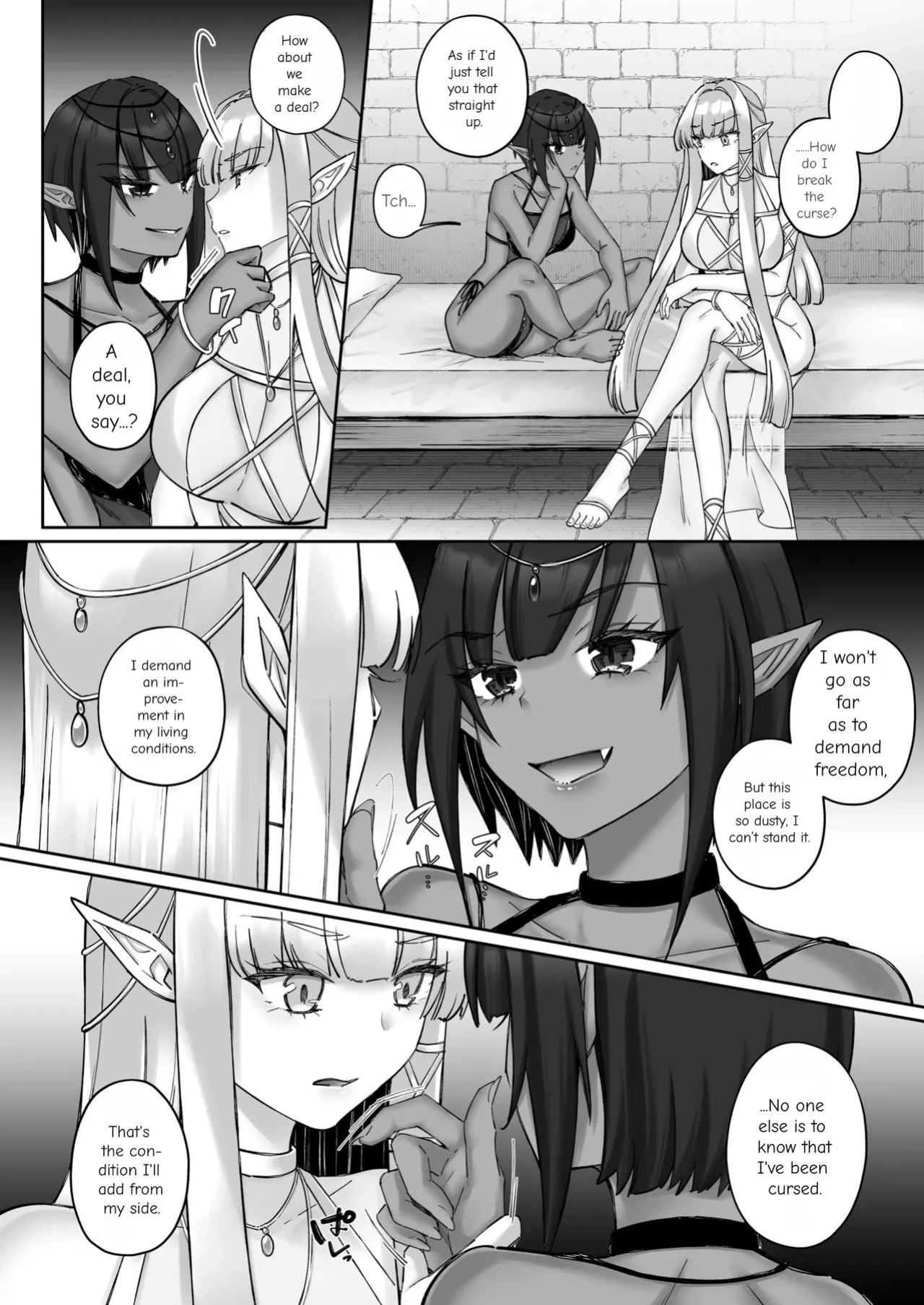 [Seika Kairaku Shoten (Chocomint)] The Fall of the Elves: Imprinting Lewd Marks on Elves and Turning Them into Lesbians [Digital Download Version]