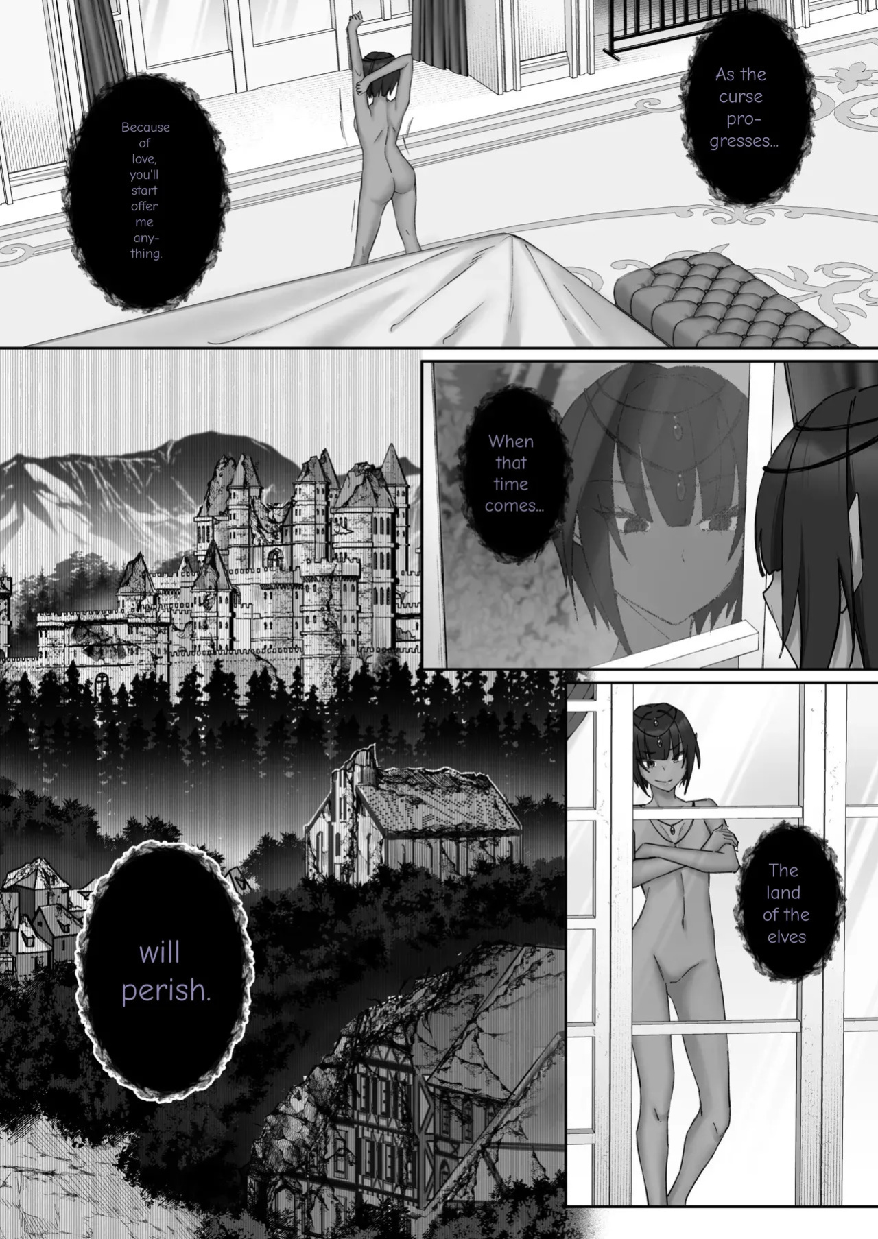 [Seika Kairaku Shoten (Chocomint)] The Fall of the Elves: Imprinting Lewd Marks on Elves and Turning Them into Lesbians [Digital Download Version]